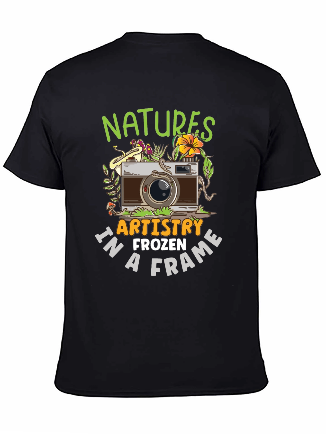 Nature Photography T-Shirt - Artistic Frozen Frame Tee