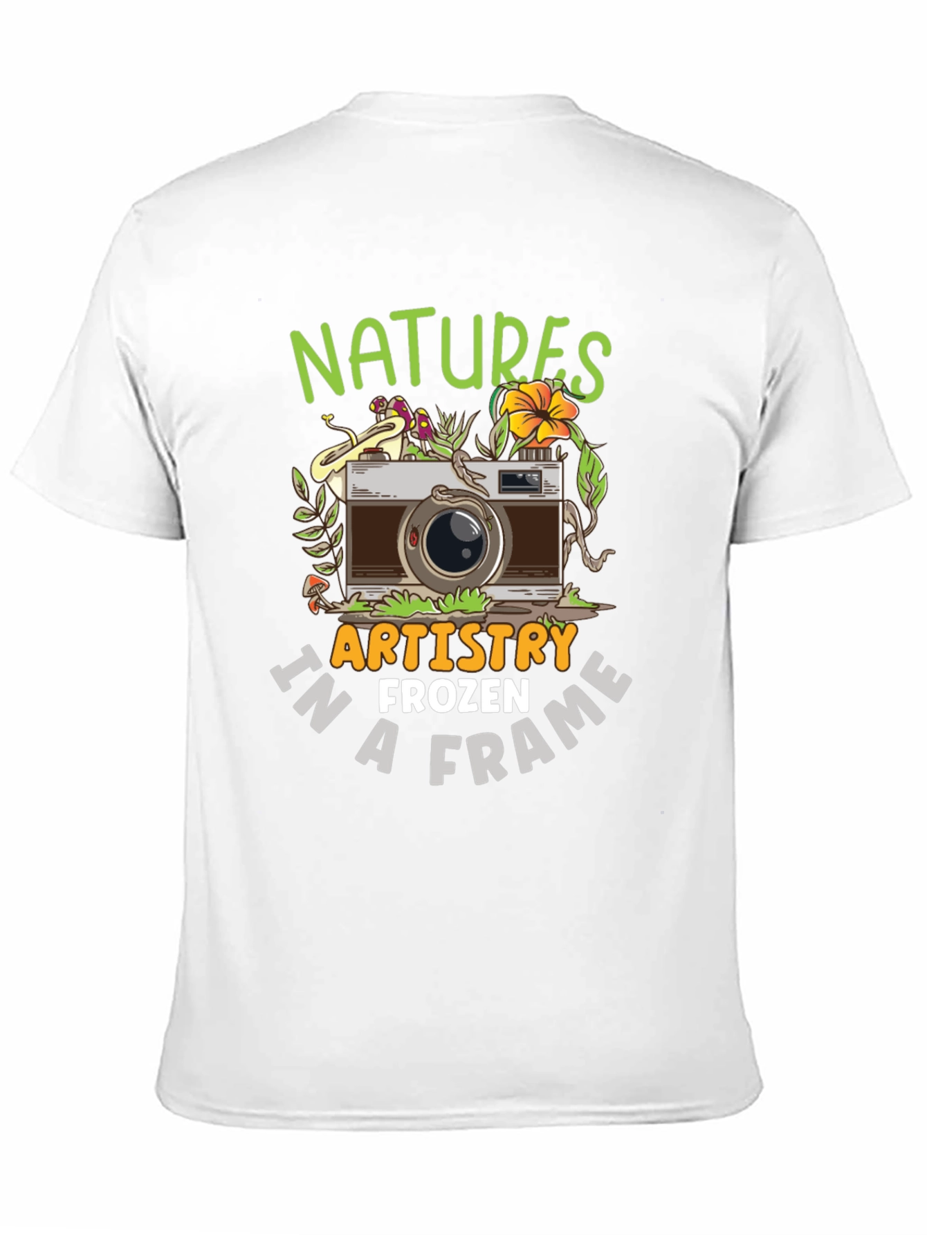 Nature Photography T-Shirt - Artistic Frozen Frame Tee