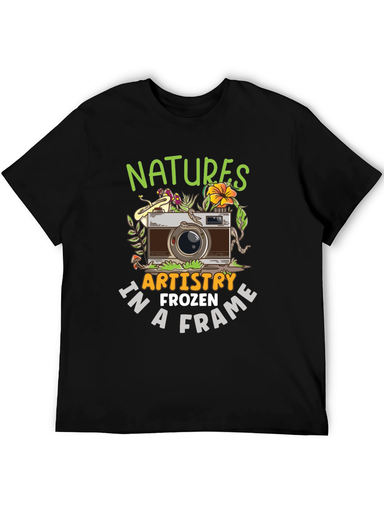 Nature Photography T-Shirt - Artistic Frozen Frame Tee