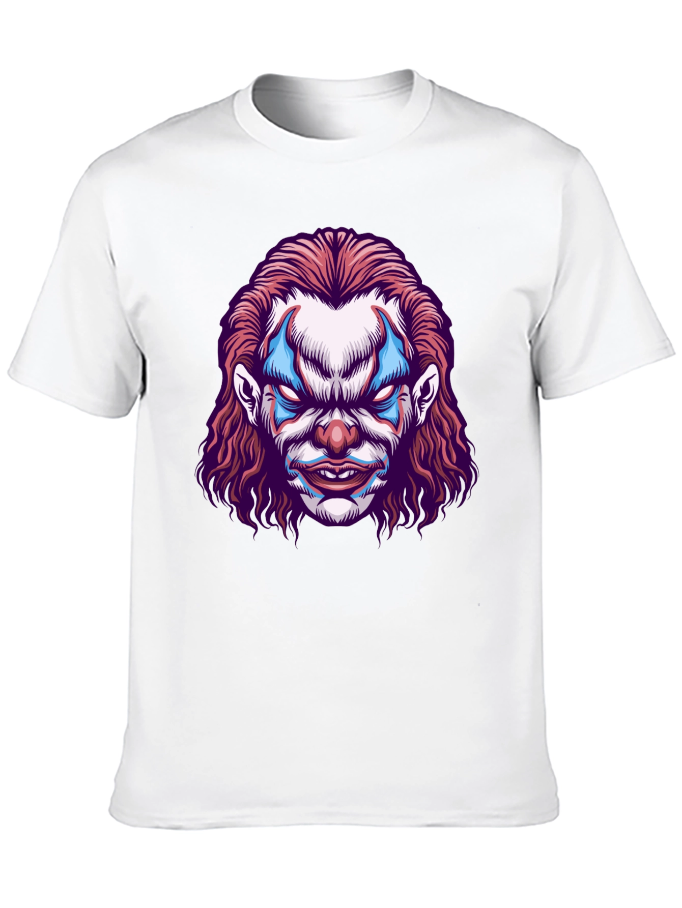 Scary Clown Graphic Tee - Mens Black T-Shirt