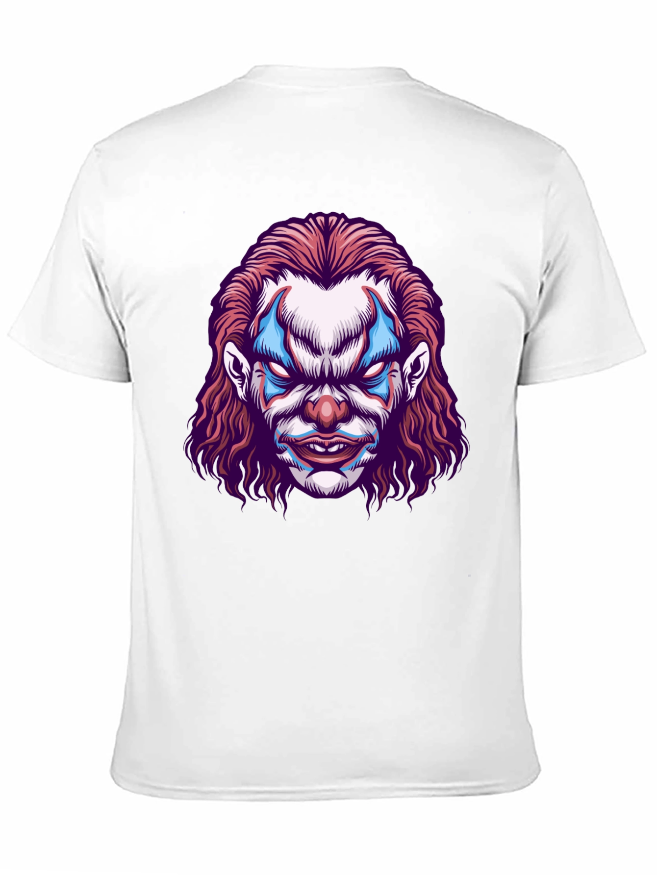 Scary Clown Graphic Tee - Mens Black T-Shirt