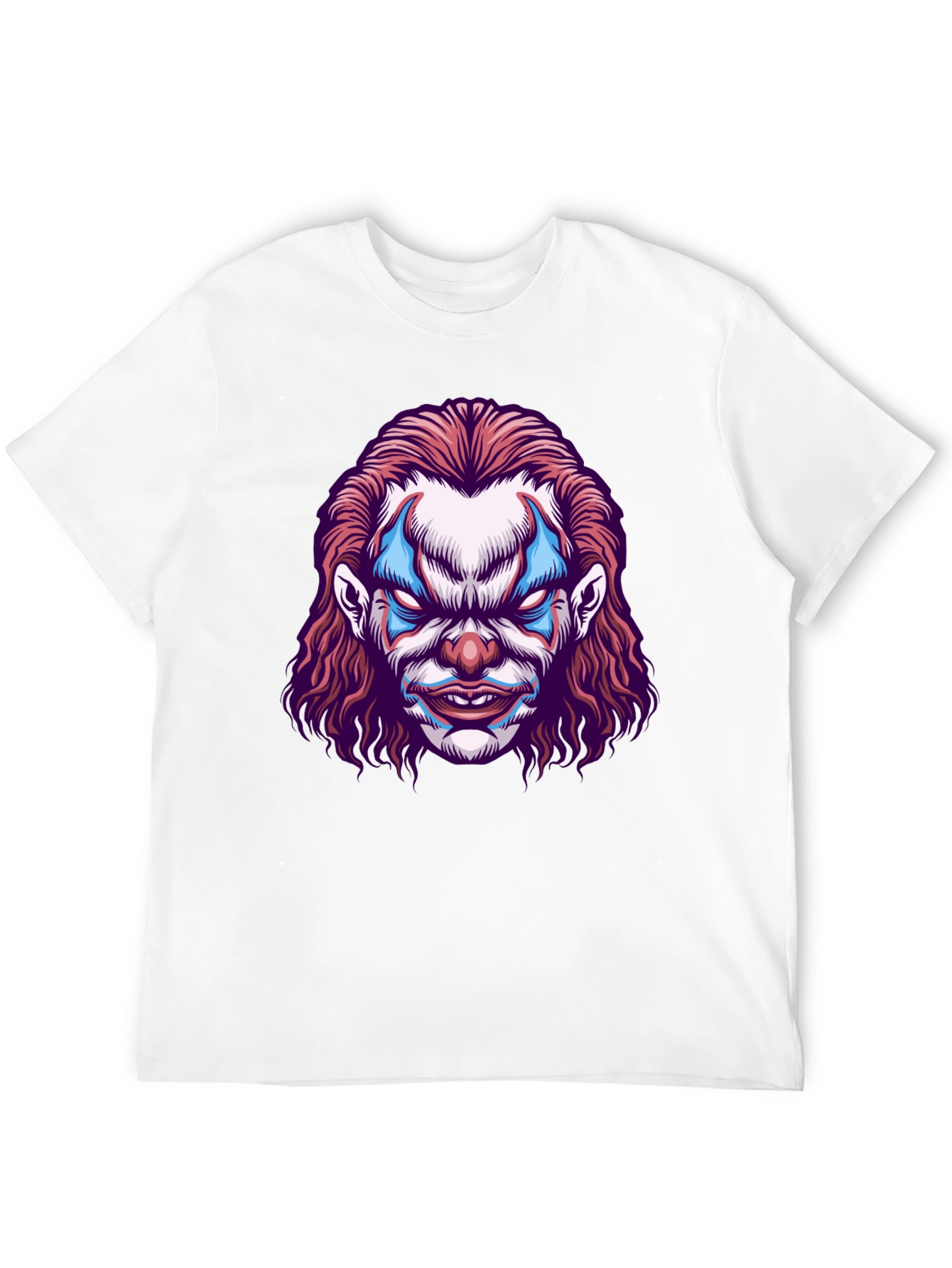 Scary Clown Graphic Tee - Mens Black T-Shirt