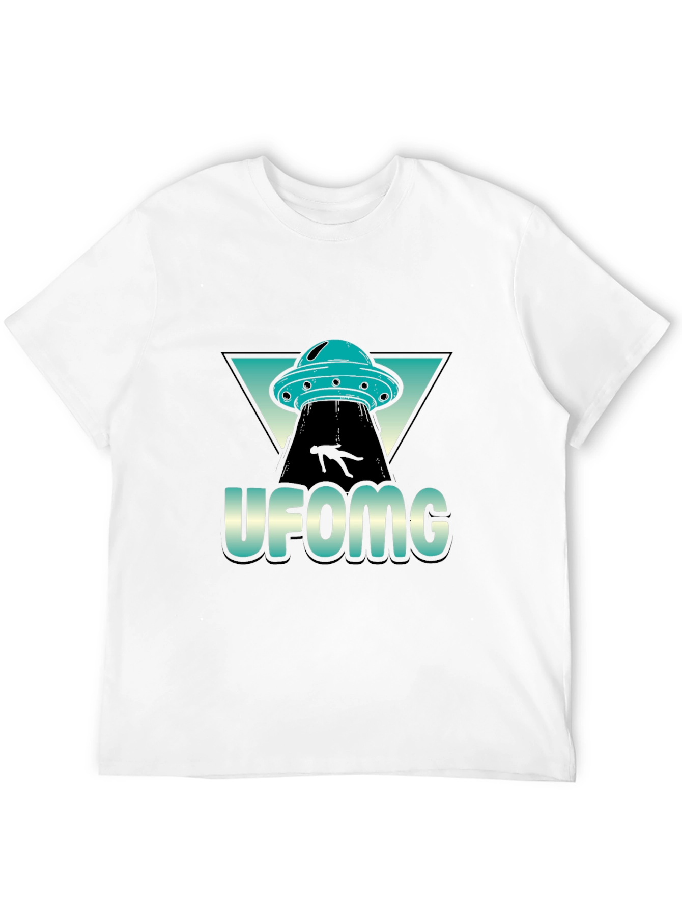 UFO Abduction Graphic T-Shirt - UFOMG Design