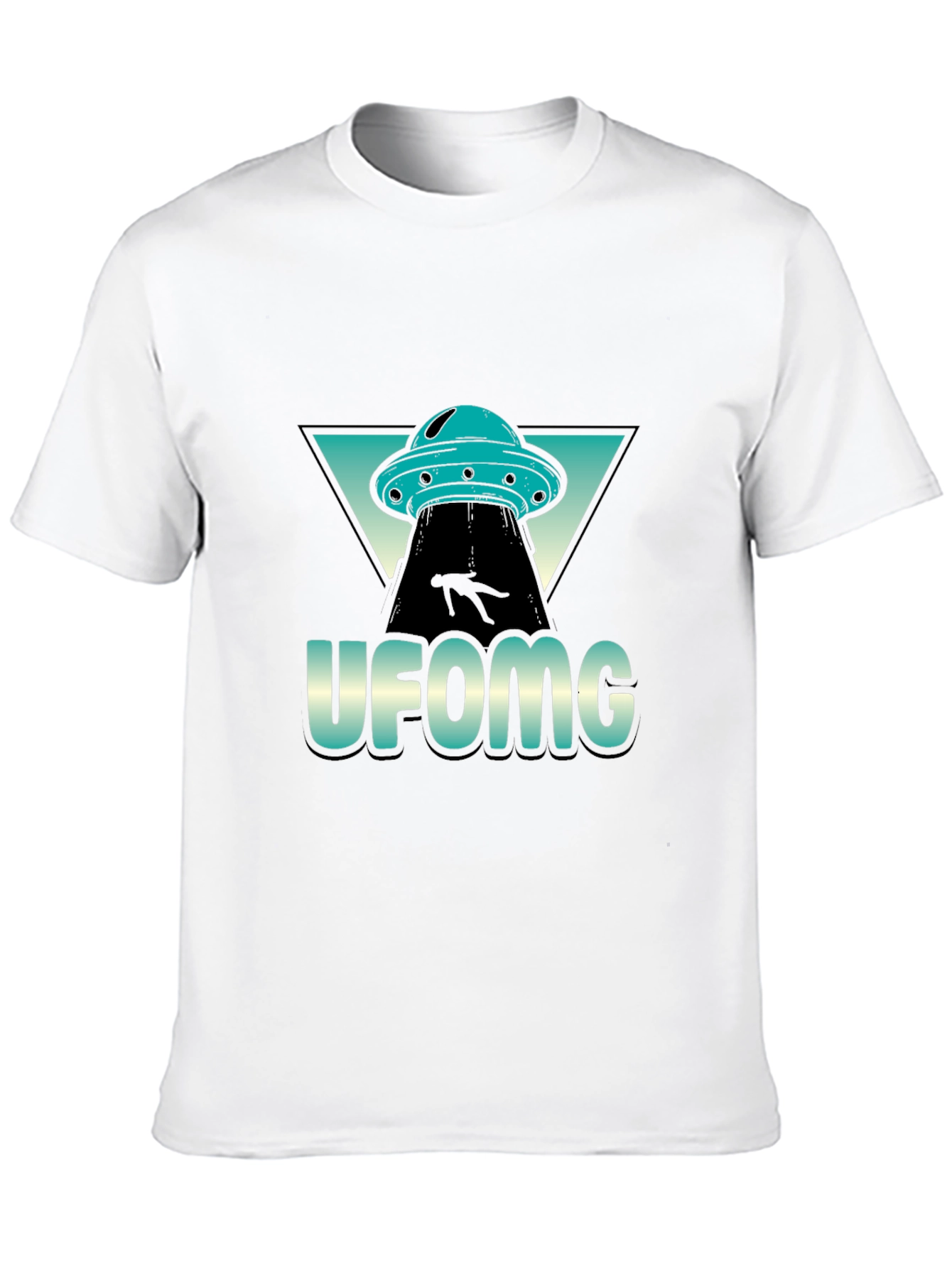 UFO Abduction Graphic T-Shirt - UFOMG Design