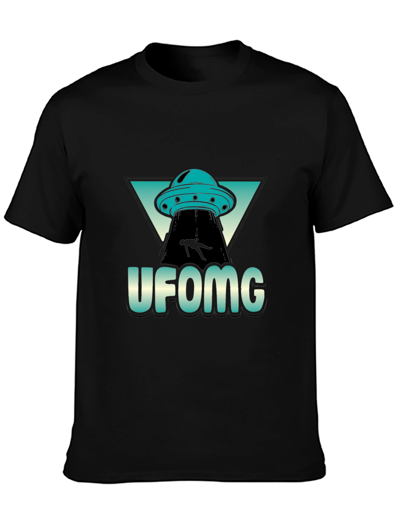 UFO Abduction Graphic T-Shirt - UFOMG Design
