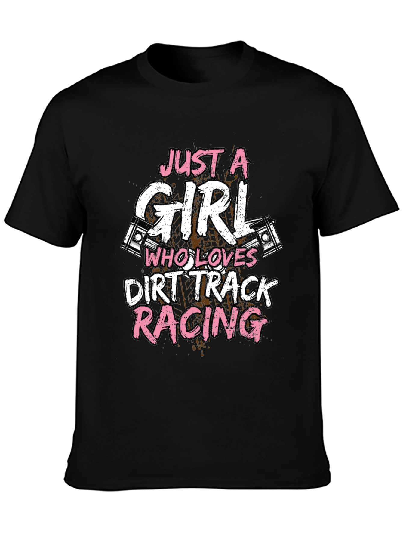 Dirt Track Racing Girls T-Shirt
