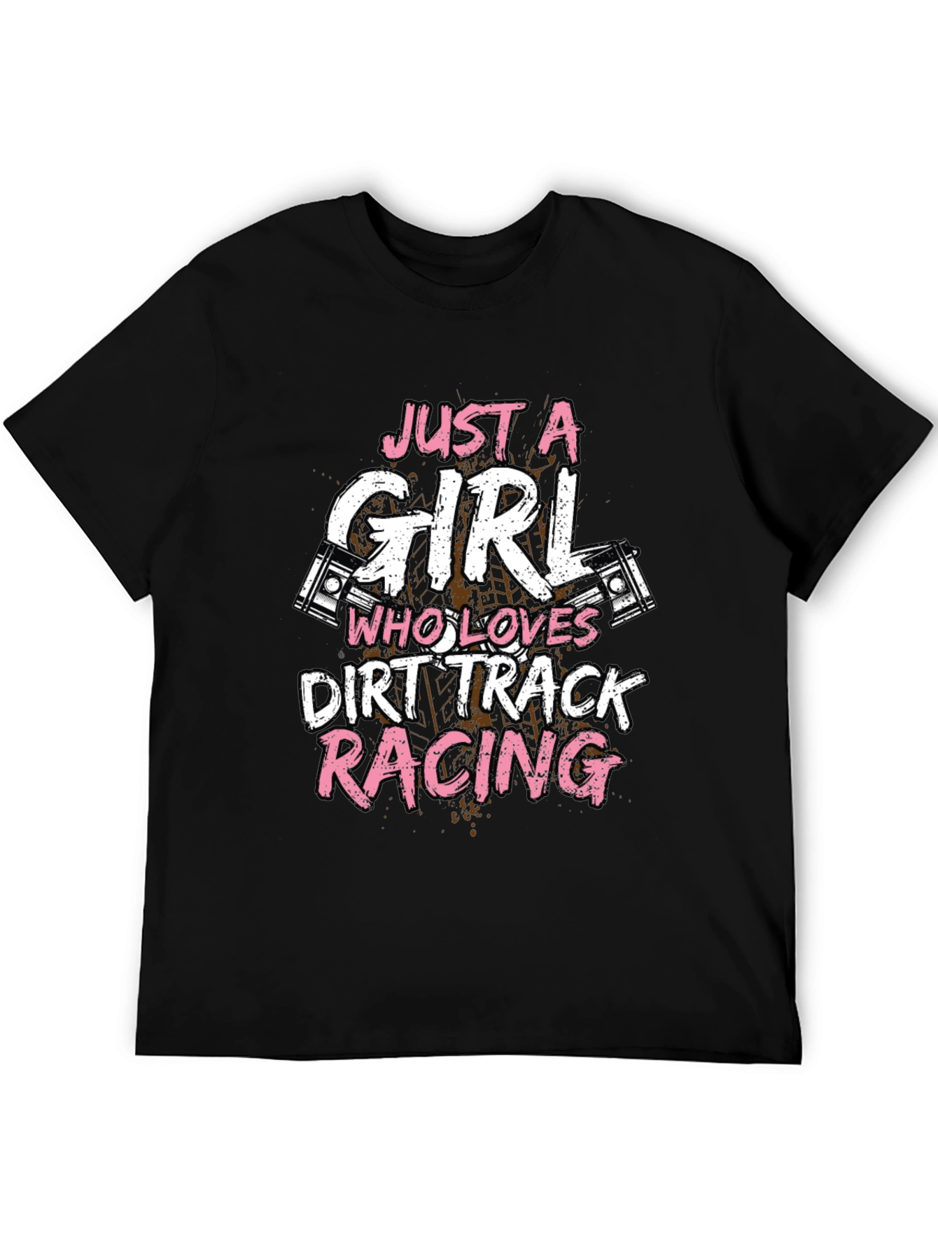 Dirt Track Racing Girls T-Shirt