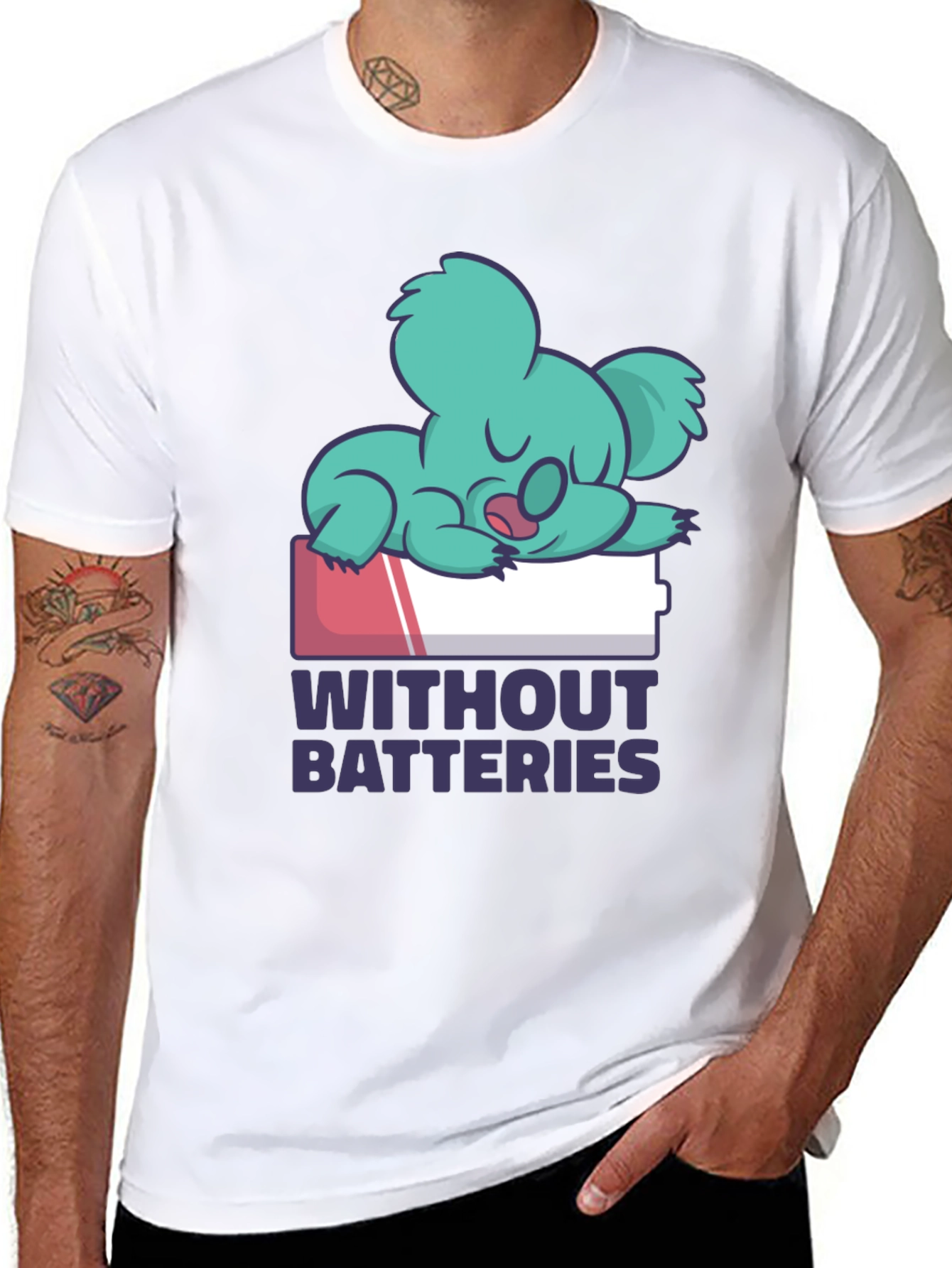 Lazy Koala T-Shirt - Without Batteries