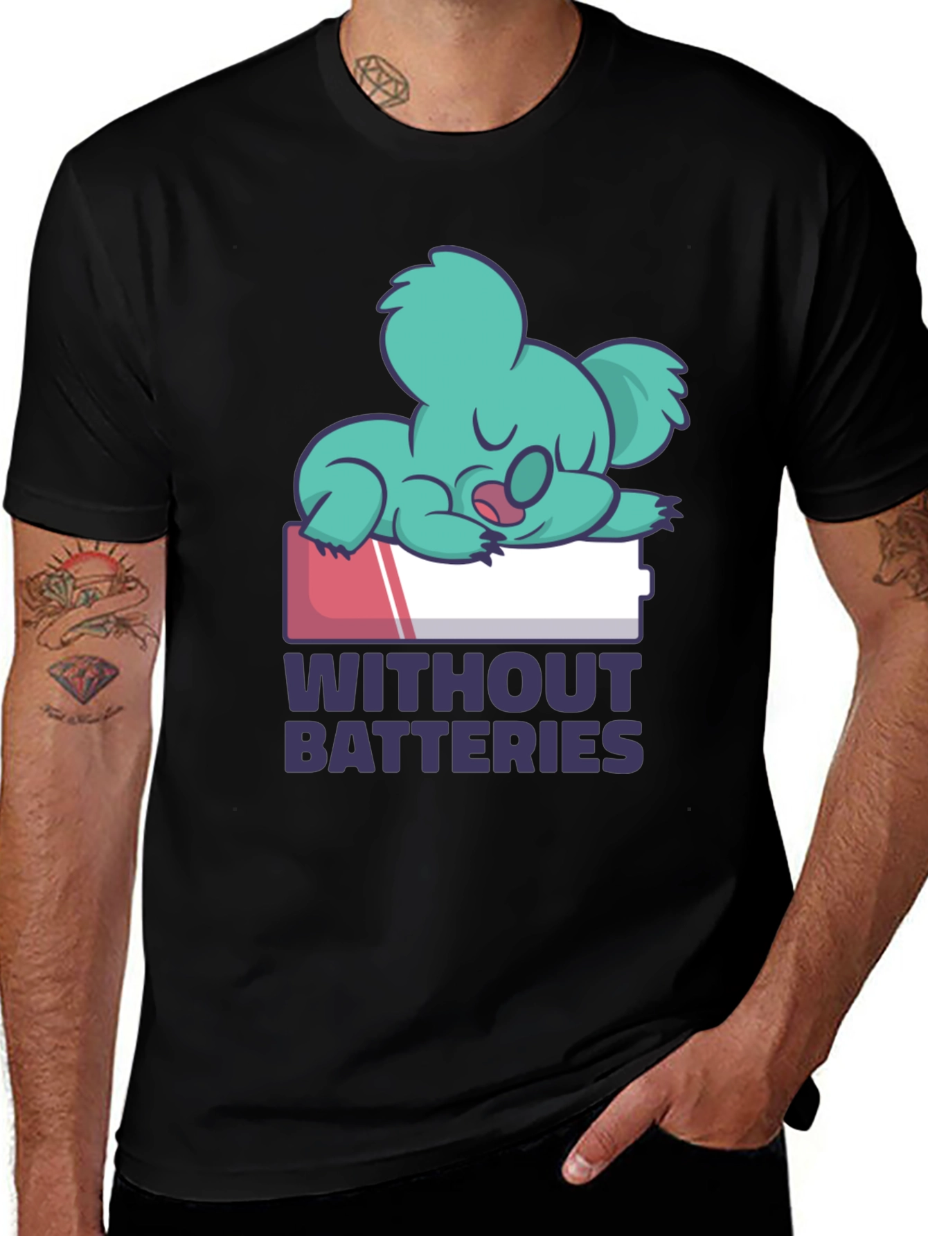 Lazy Koala T-Shirt - Without Batteries