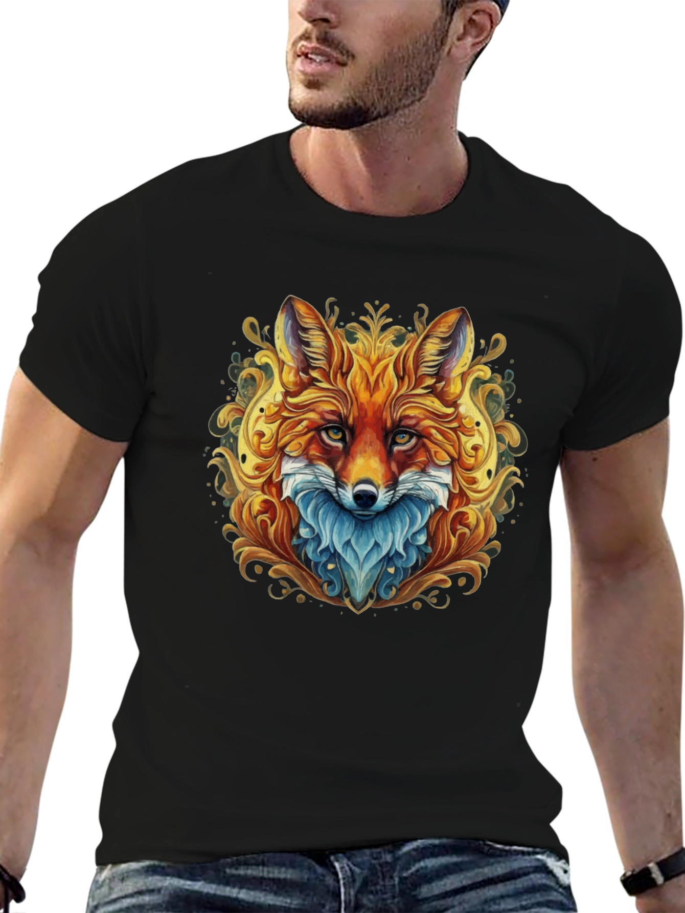 Fox Art Graphic T-Shirt - Unique Design