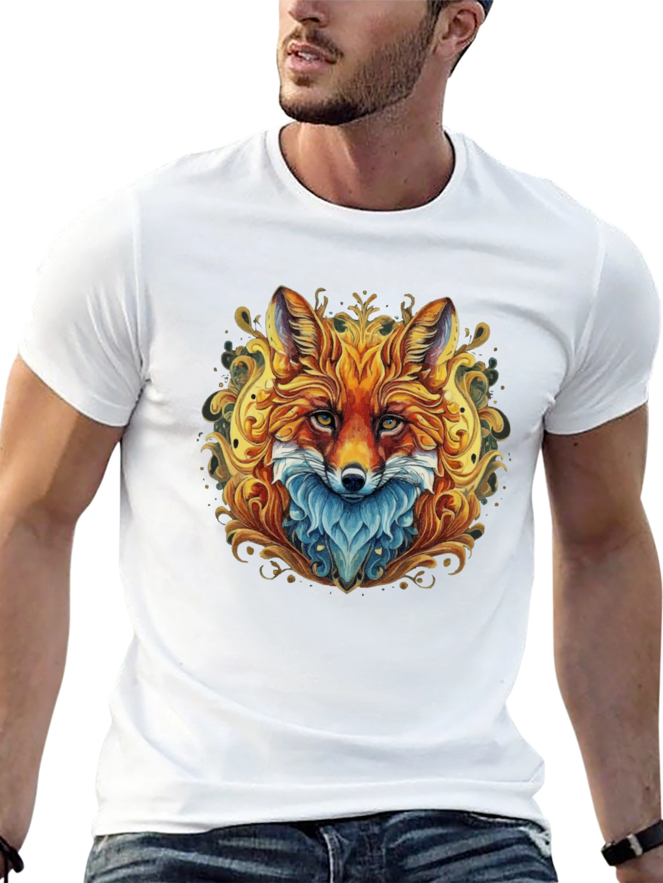 Fox Art Graphic T-Shirt - Unique Design