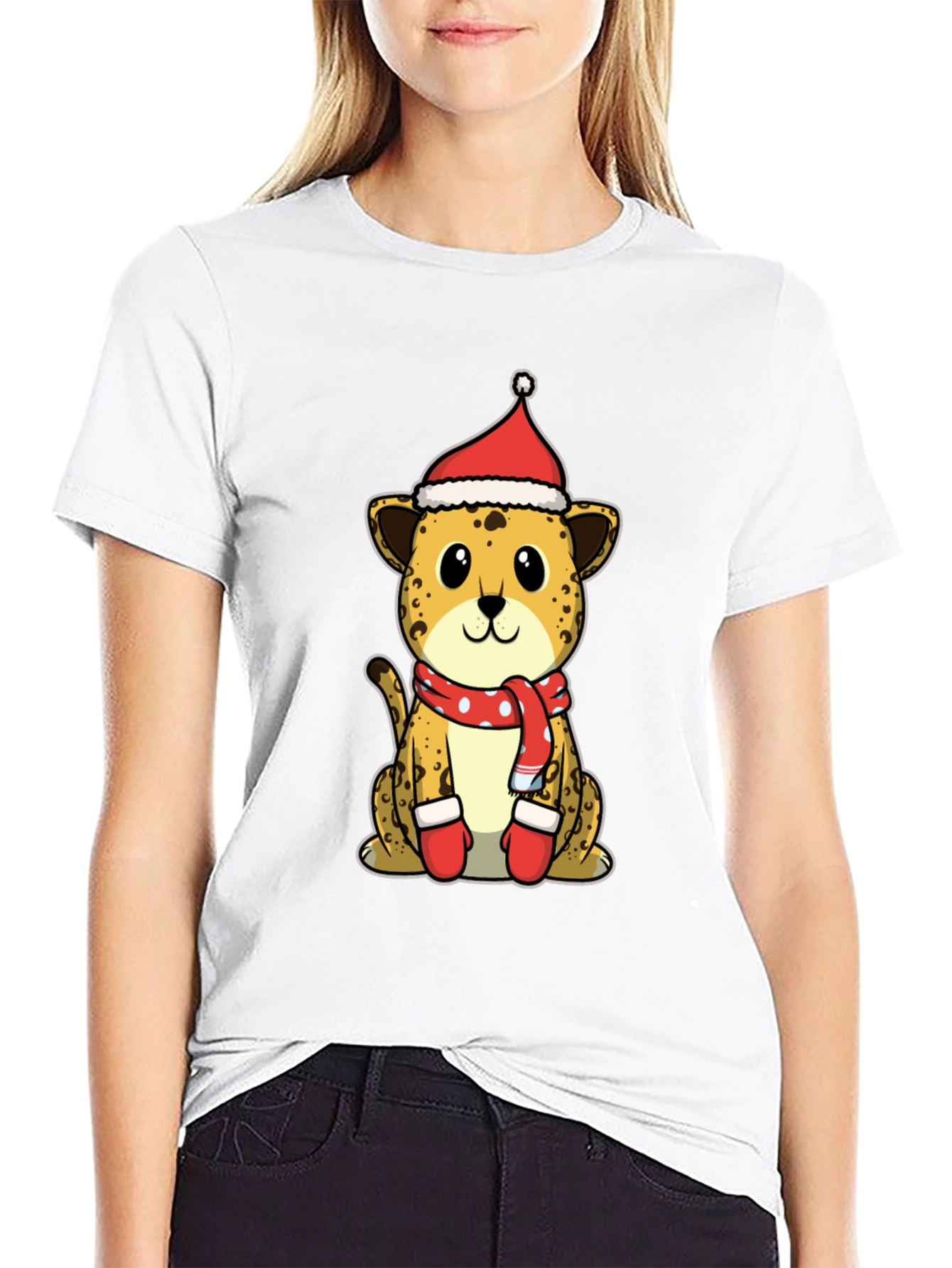Festive Leopard T-Shirt