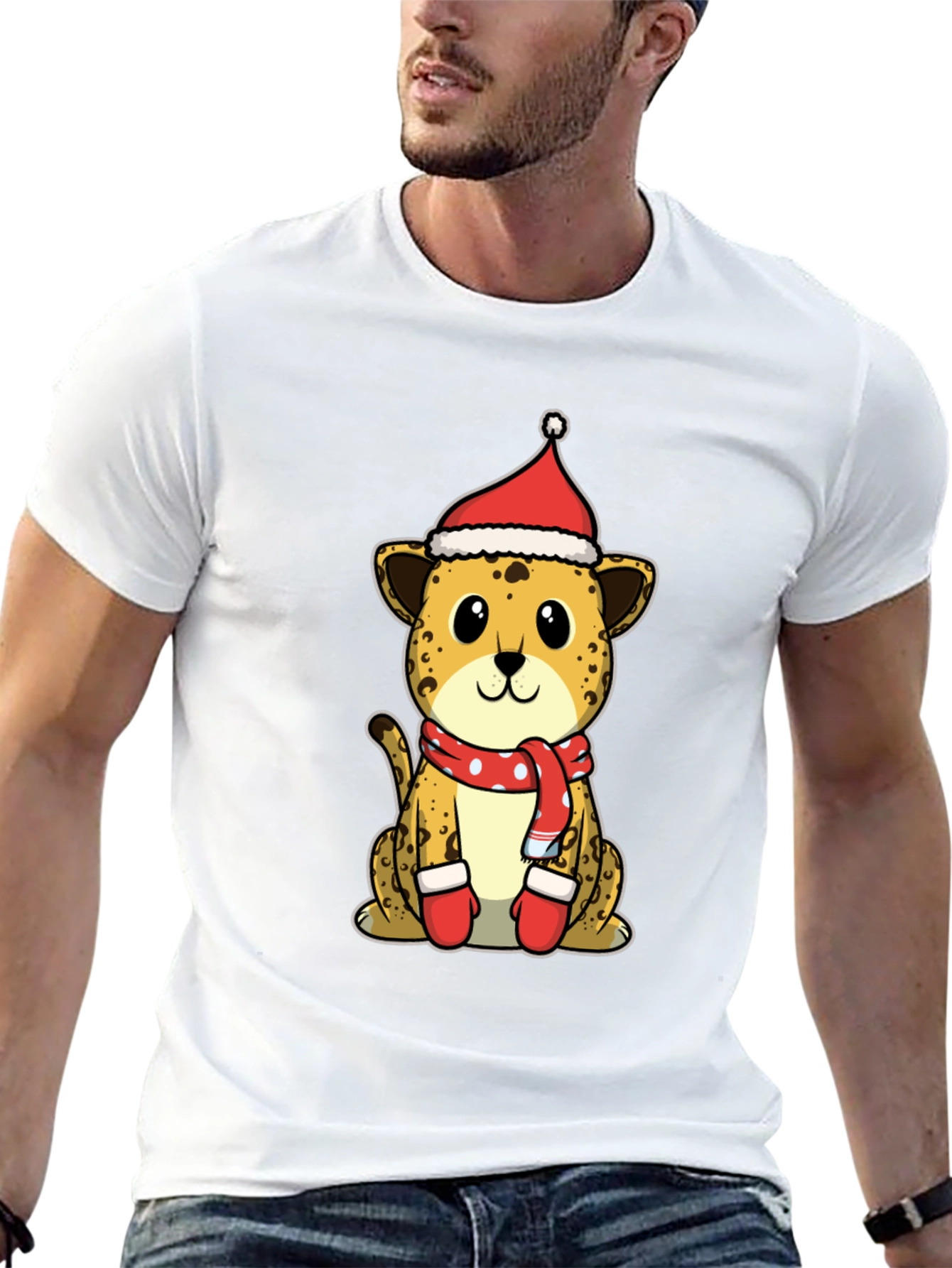 Festive Leopard T-Shirt
