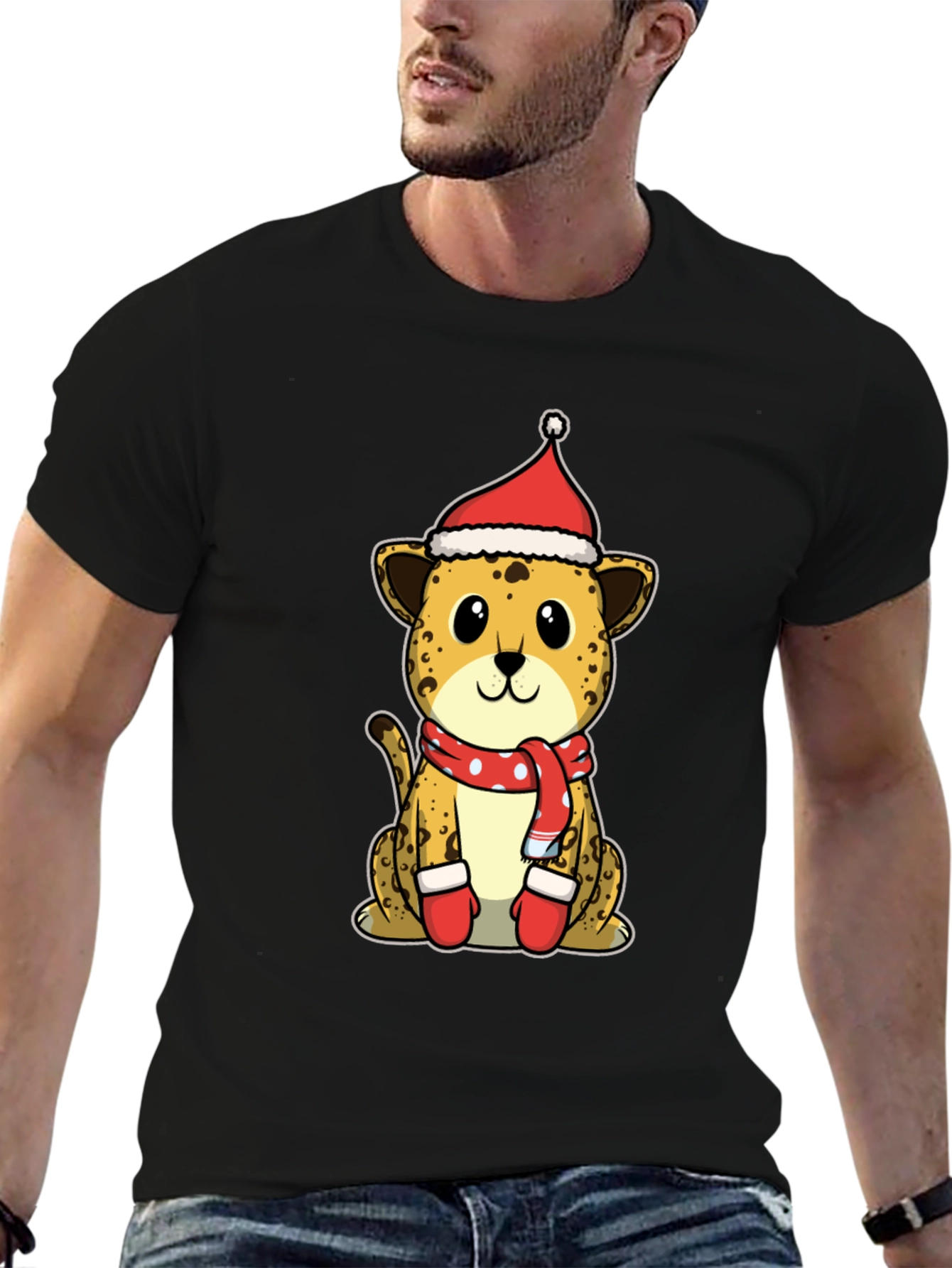 Festive Leopard T-Shirt