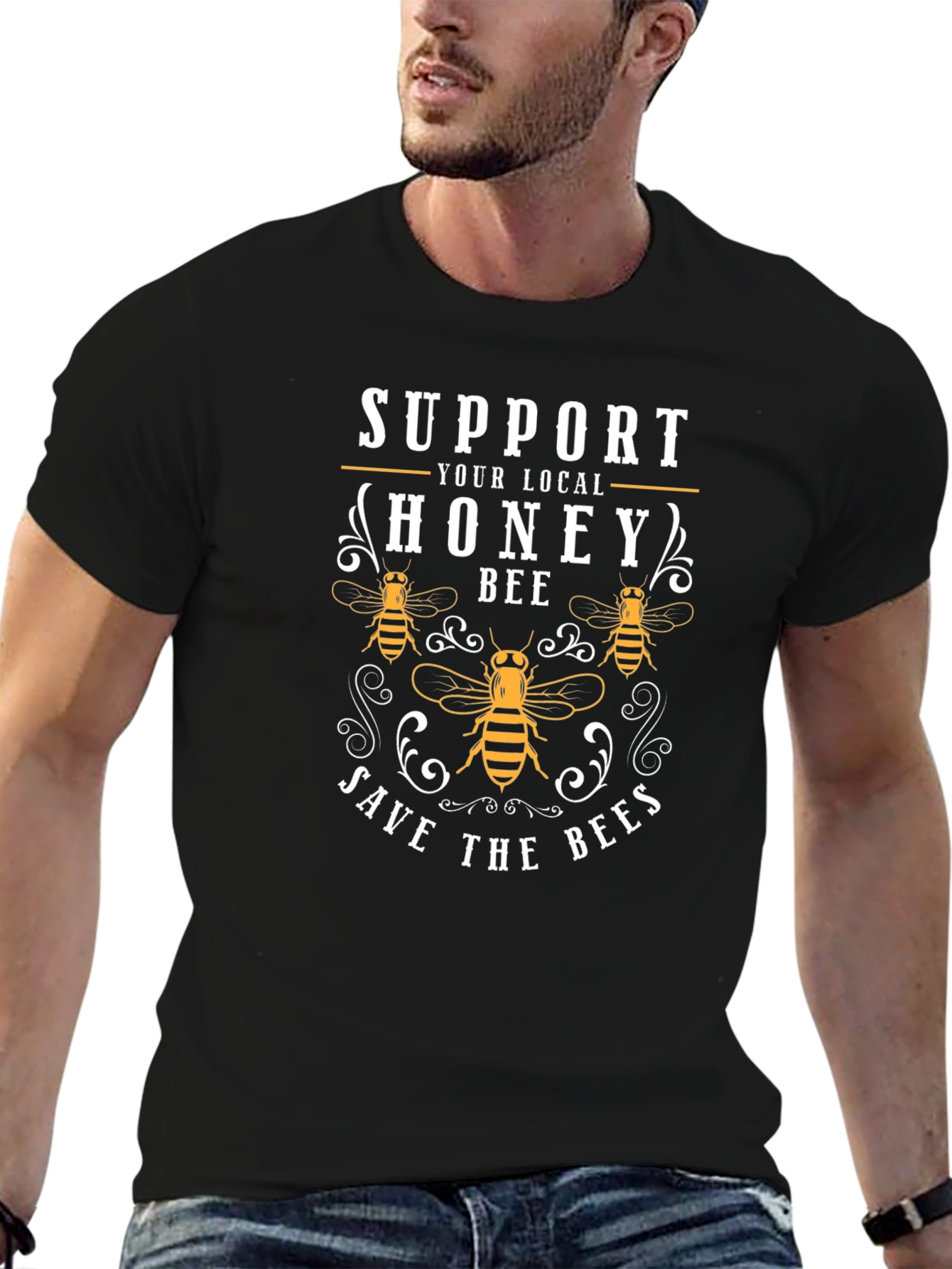 Support Your Local Honey Bee T-Shirt
