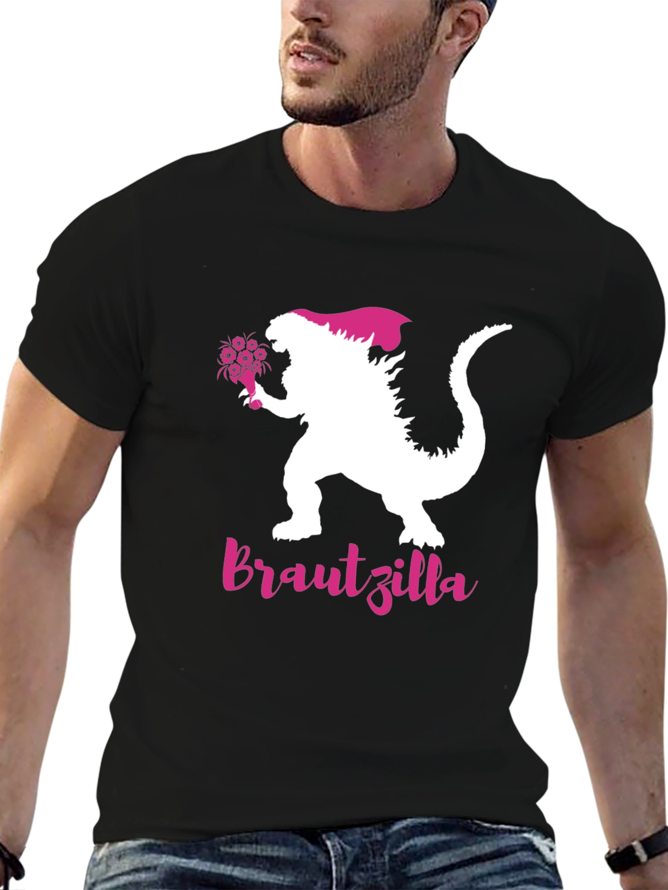 Brautzilla T-Shirt - Bride Godzilla Tee