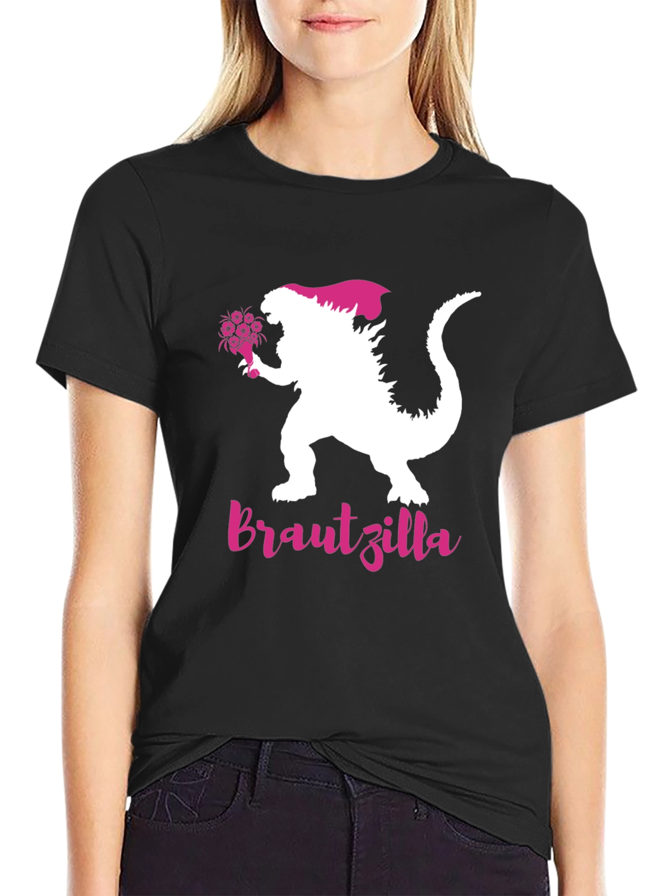 Brautzilla T-Shirt - Bride Godzilla Tee