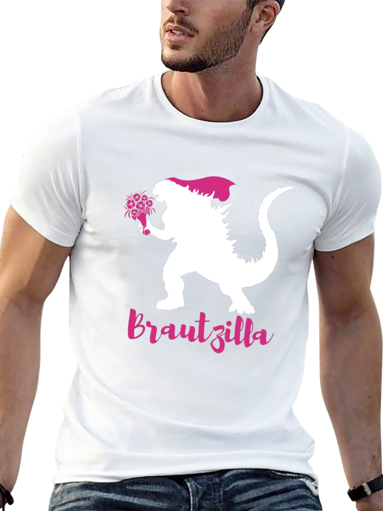 Brautzilla T-Shirt - Bride Godzilla Tee