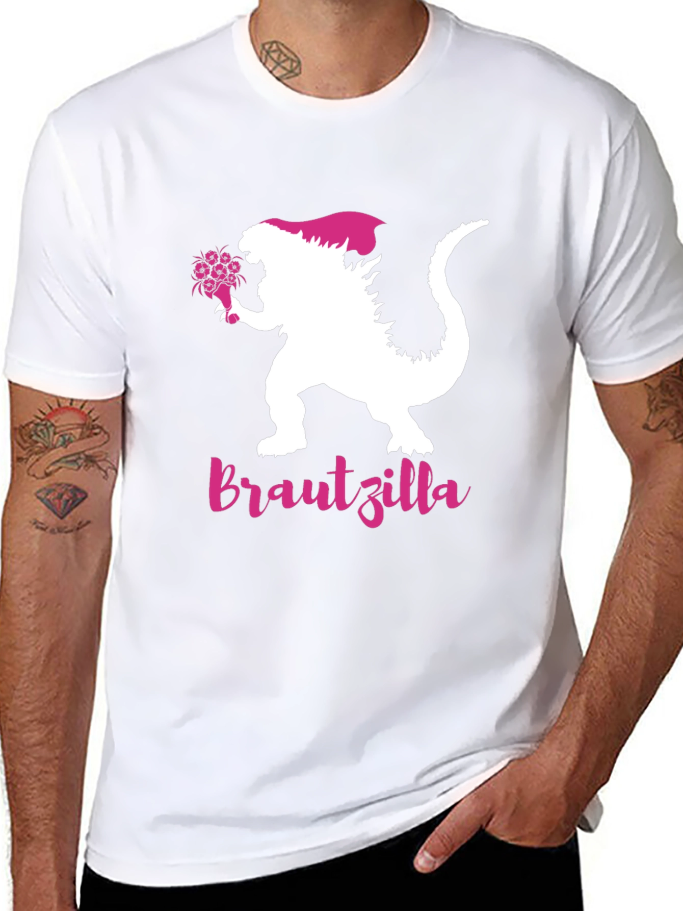 Brautzilla T-Shirt - Bride Godzilla Tee