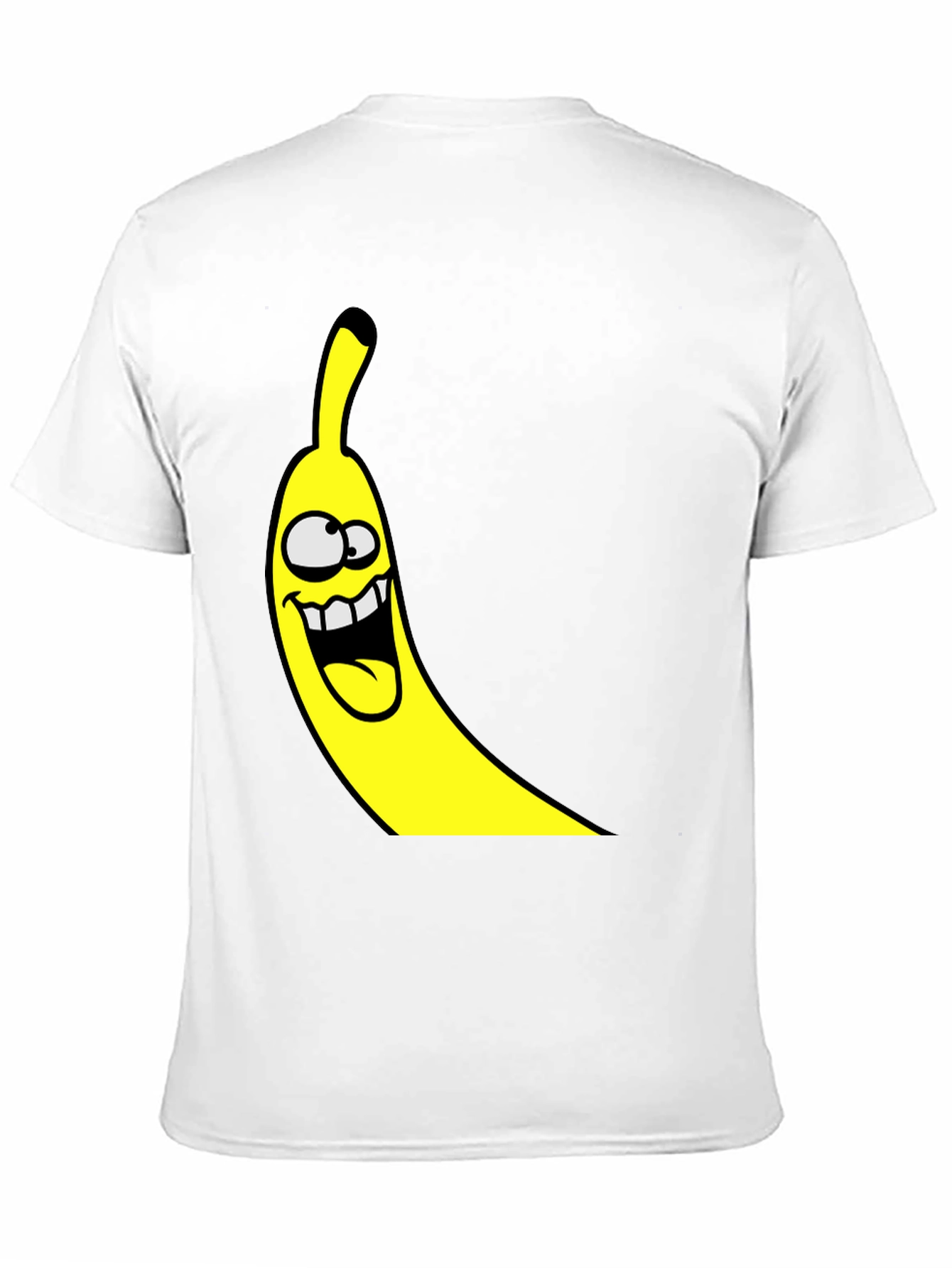 Funny Banana Graphic Tee - Black Cotton T-Shirt