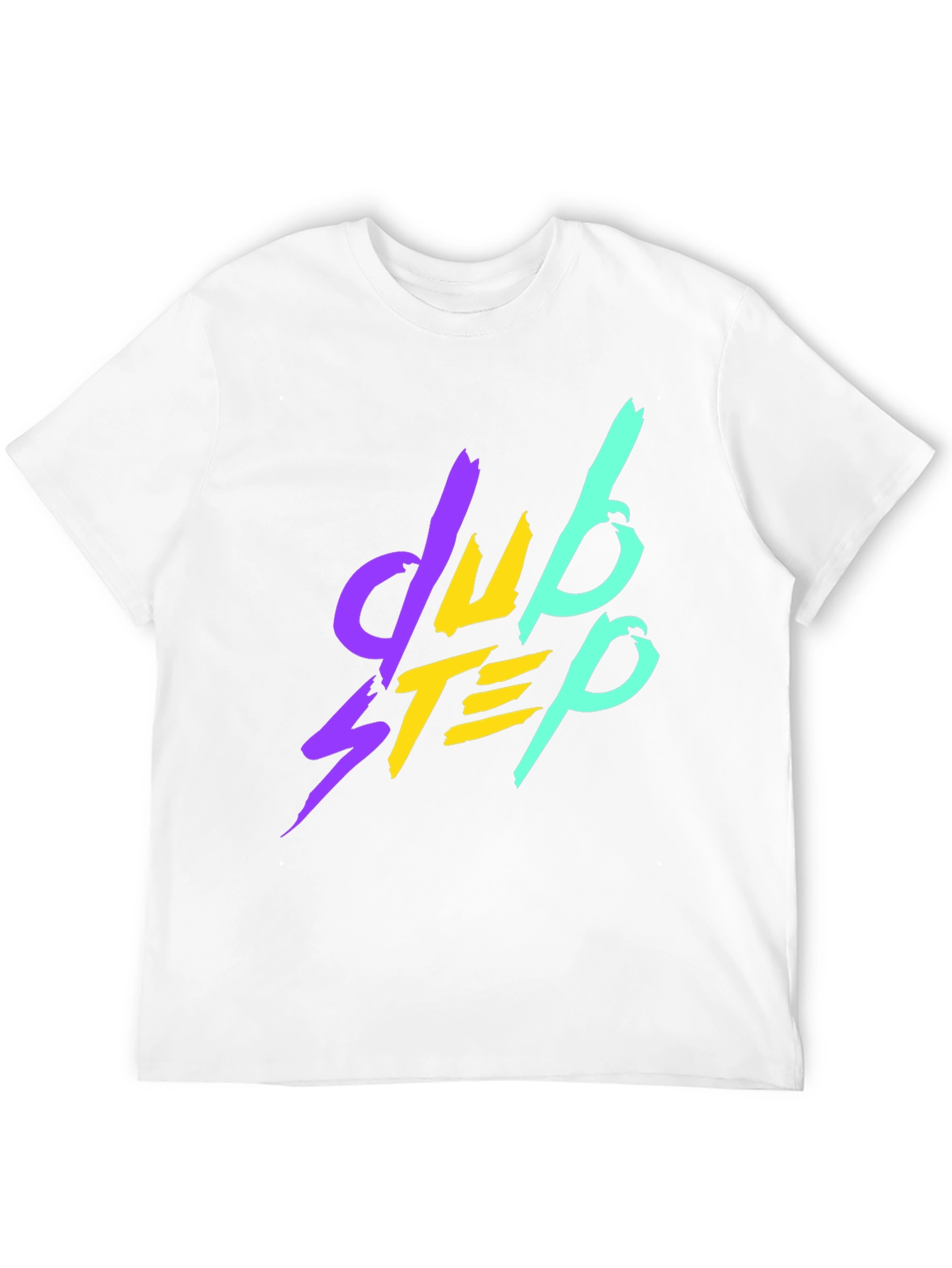 Dubstep Graphic Tee - Black Cotton T-Shirt