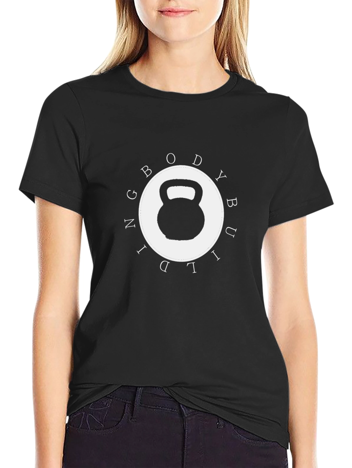 Bodybuilding Kettlebell Graphic T-Shirt