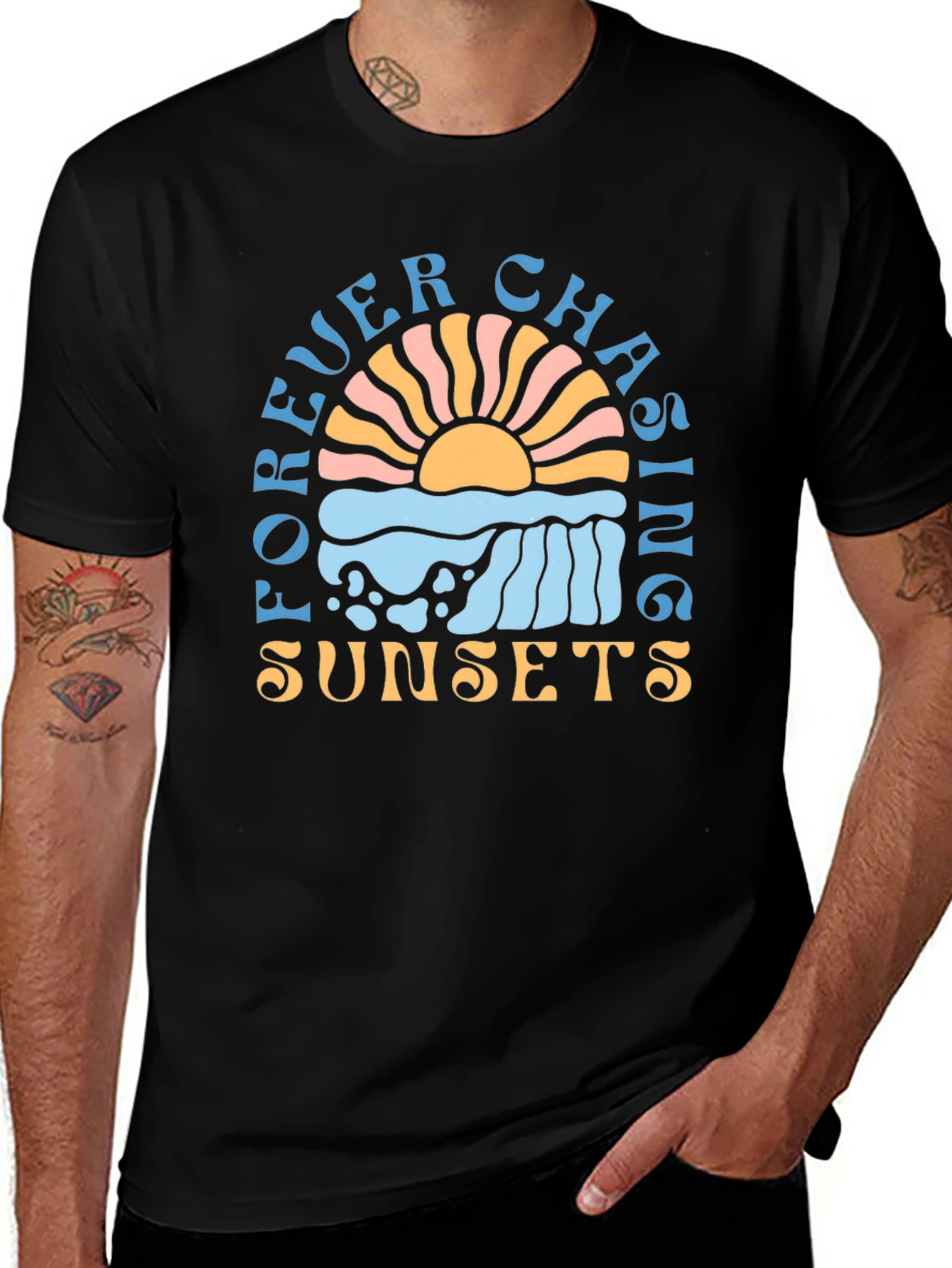 Forever Chasing Sunsets Graphic Tee
