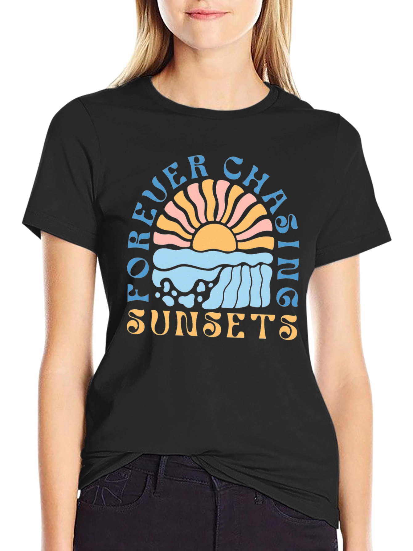 Forever Chasing Sunsets Graphic Tee