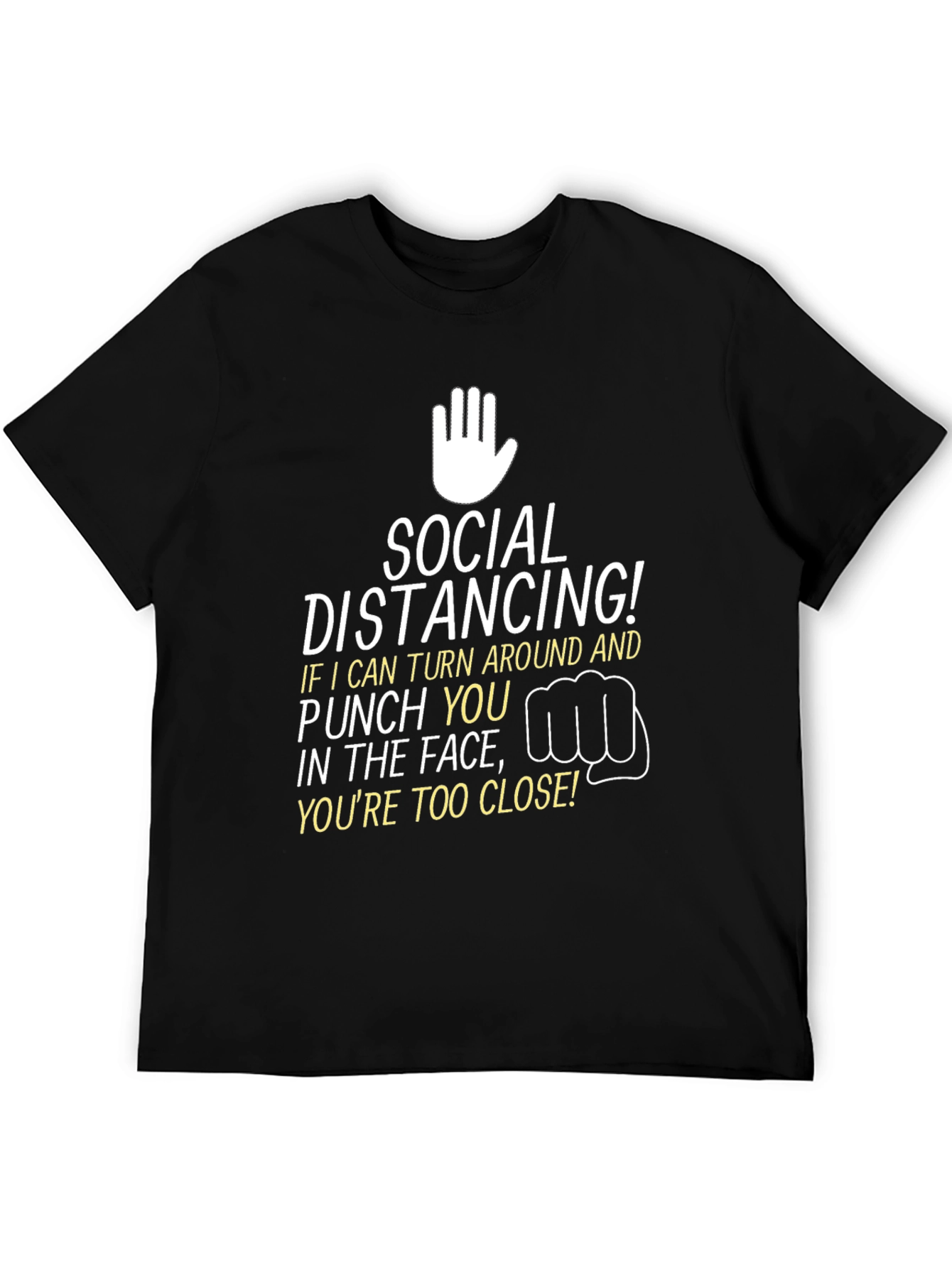 Social Distancing Graphic Tee - Punchline Humor