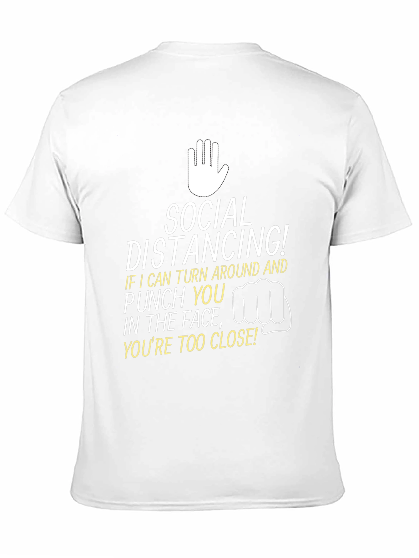Social Distancing Graphic Tee - Punchline Humor