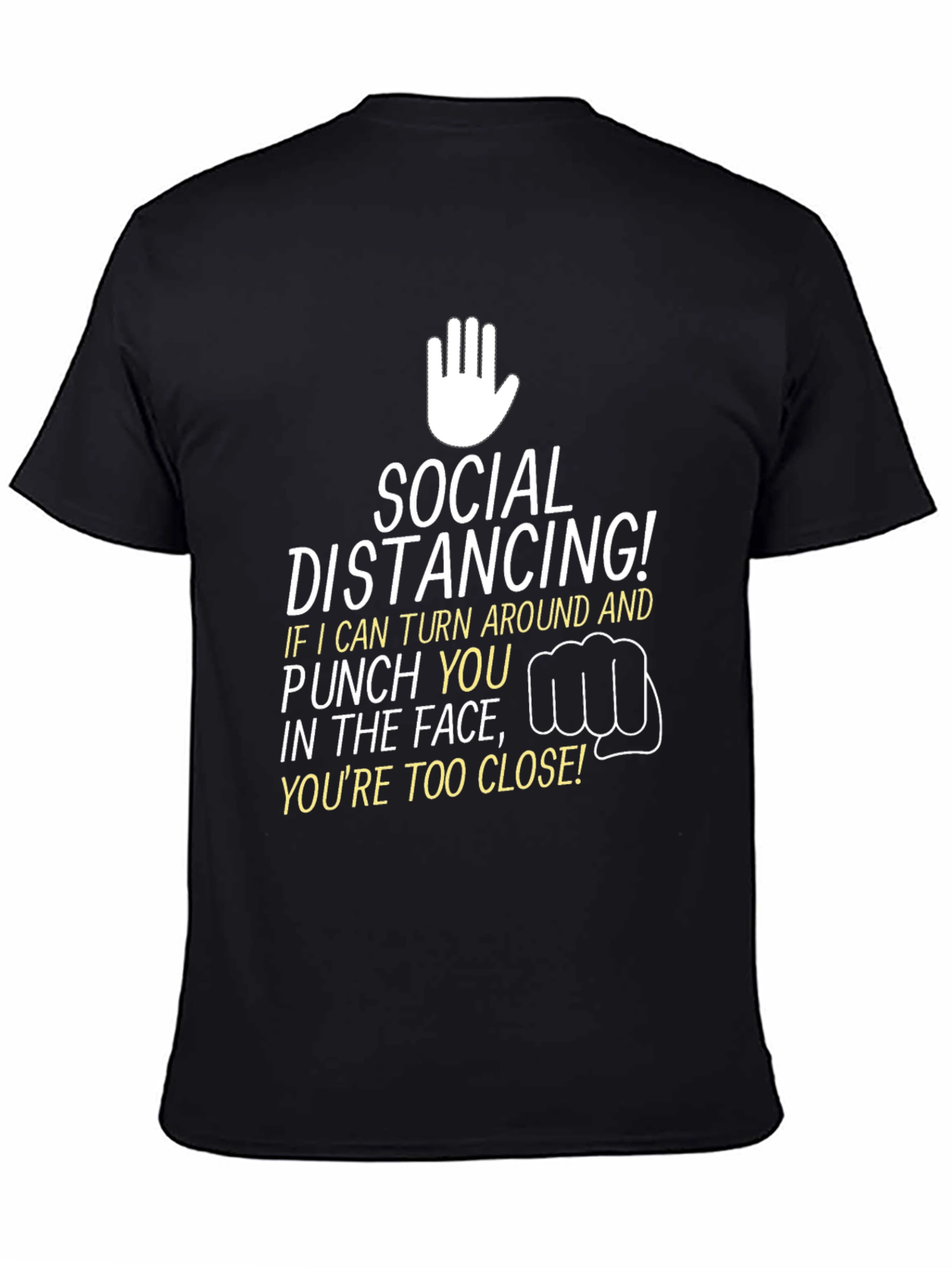 Social Distancing Graphic Tee - Punchline Humor