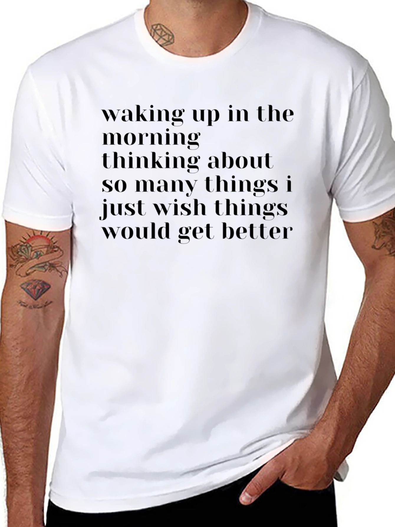 Waking Up In The Morning Graphic T-Shirt