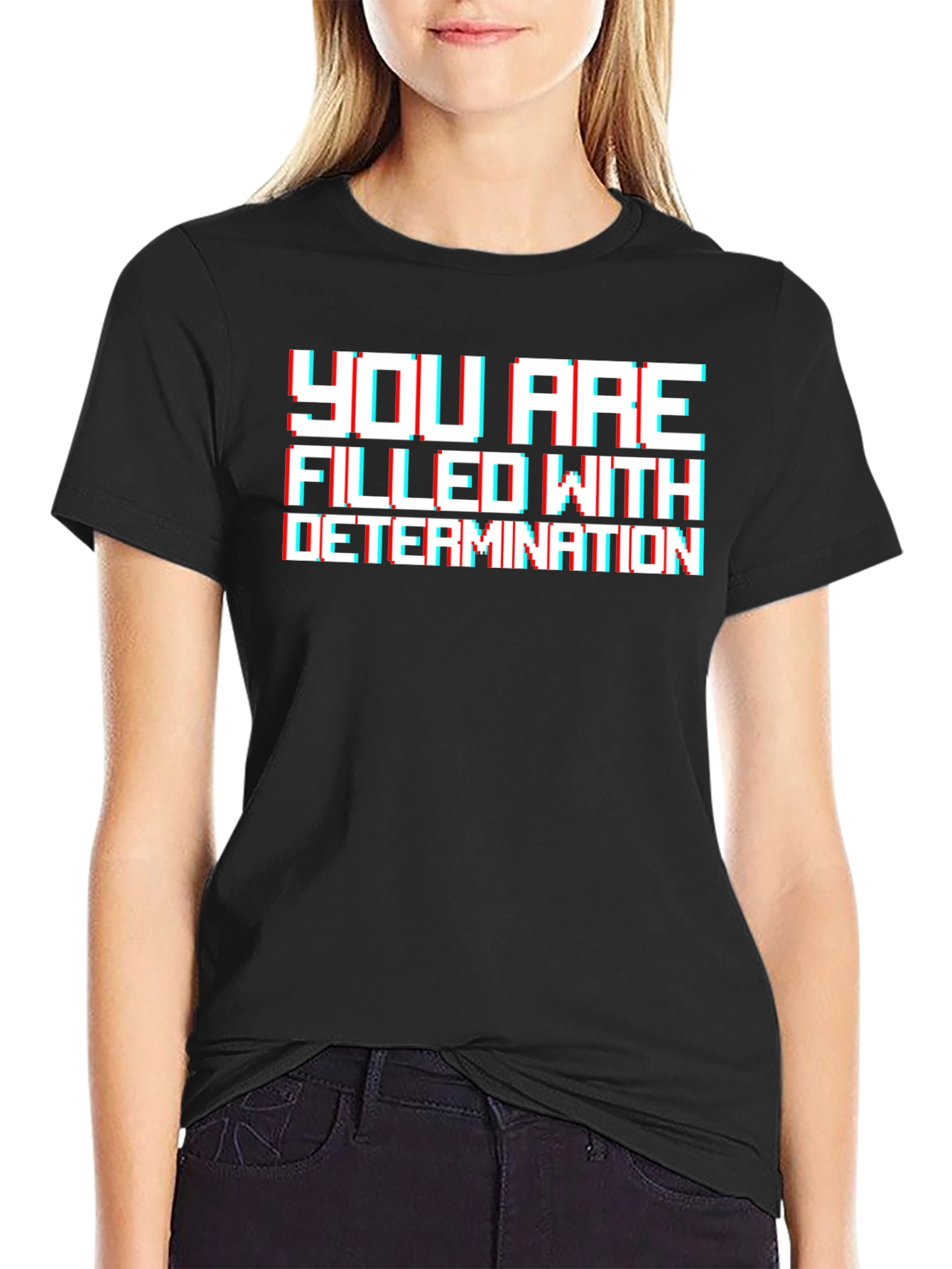 Determination Glitch T-Shirt - Gamer Style Tee