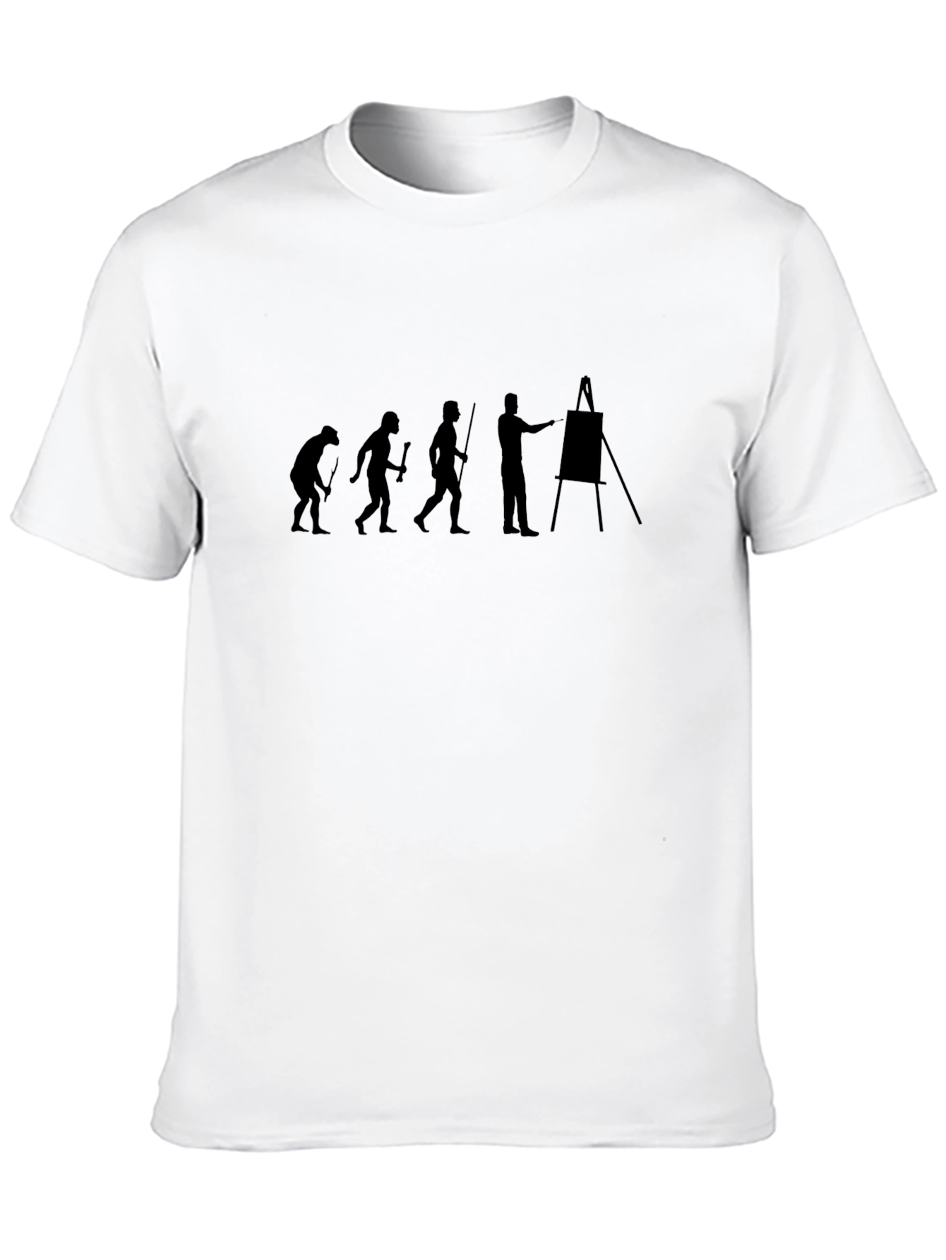 Artist Evolution Graphic T-Shirt - Black