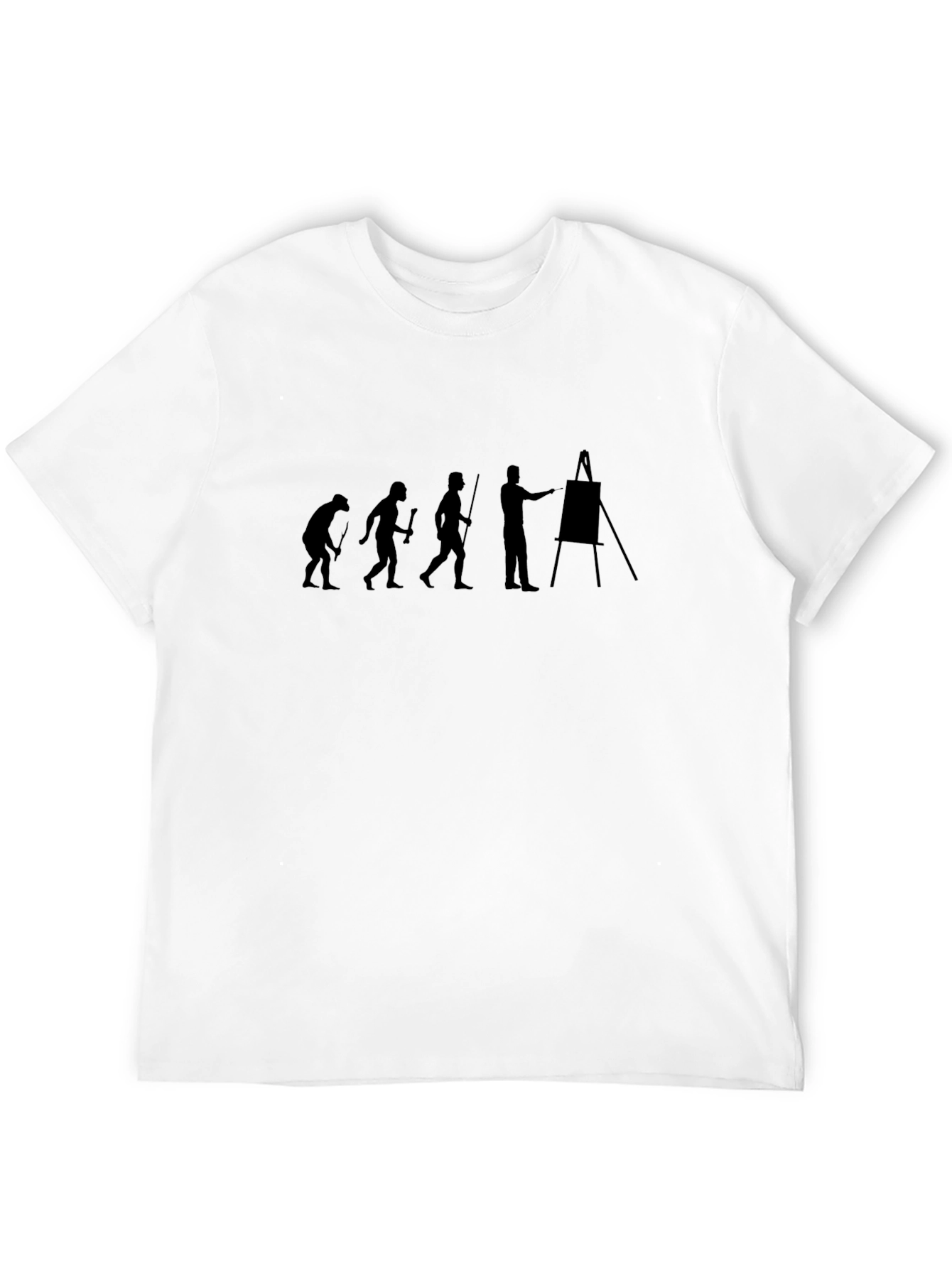 Artist Evolution Graphic T-Shirt - Black