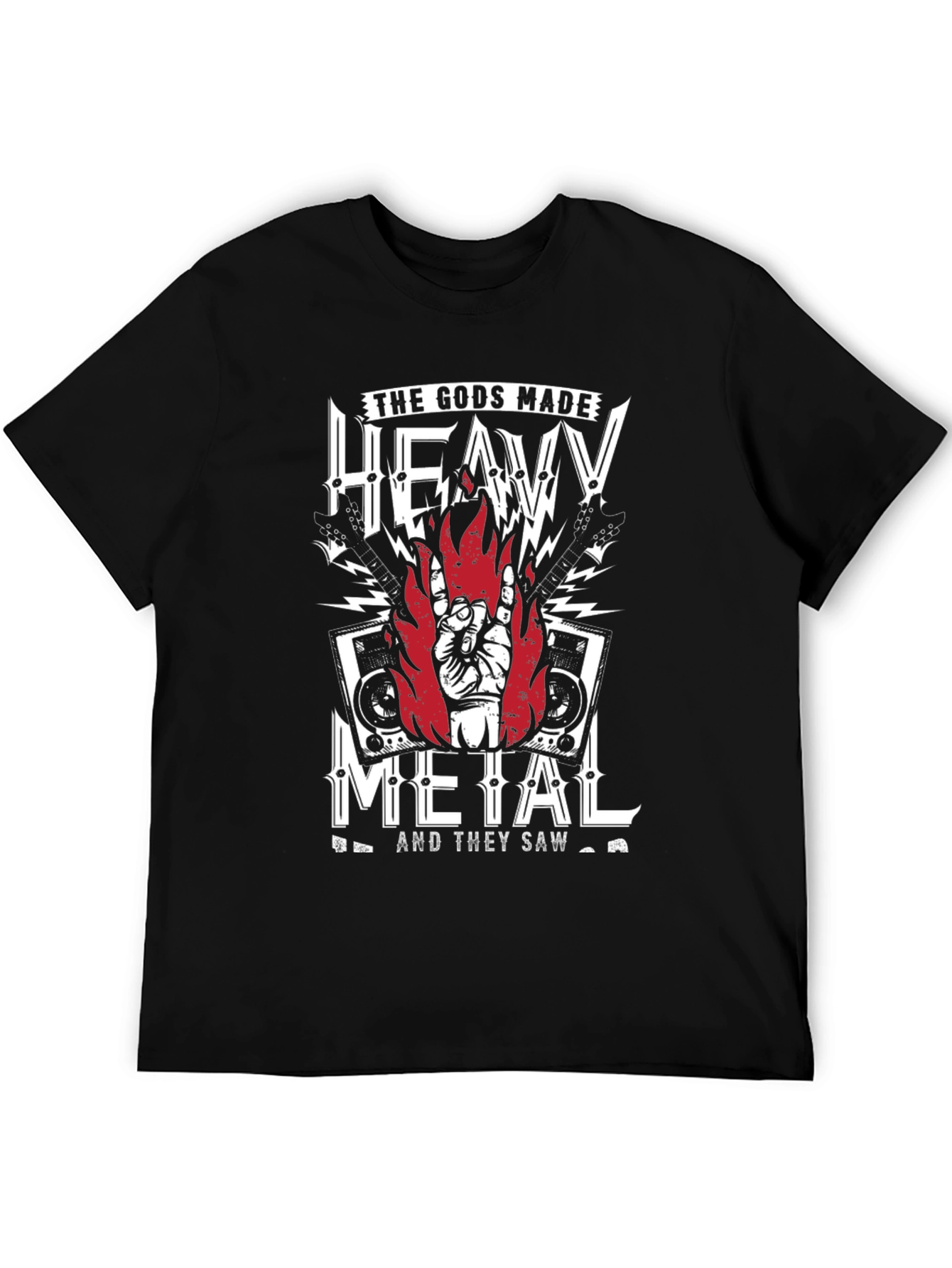 Heavy Metal Graphic Tee - Rock On!