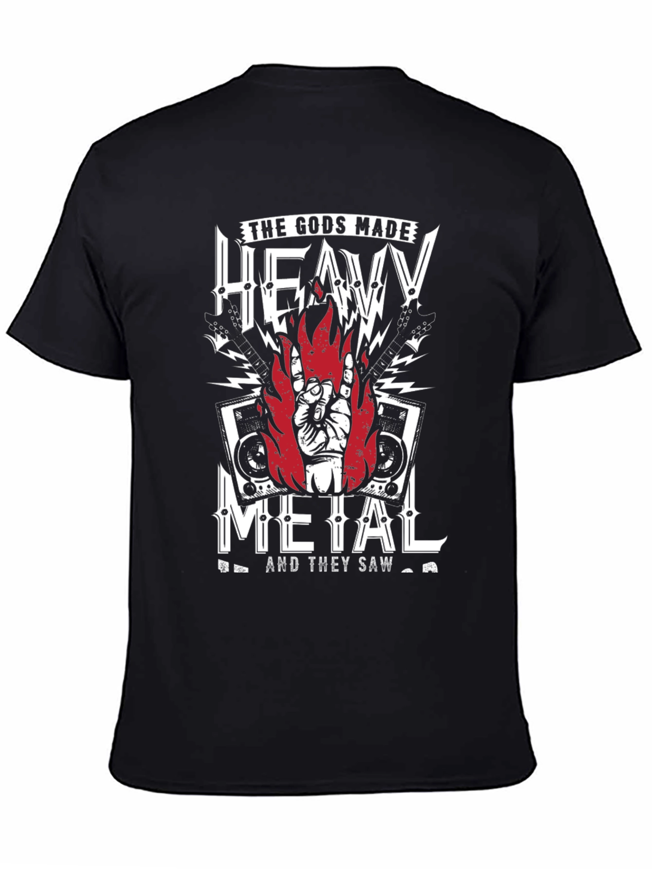 Heavy Metal Graphic Tee - Rock On!