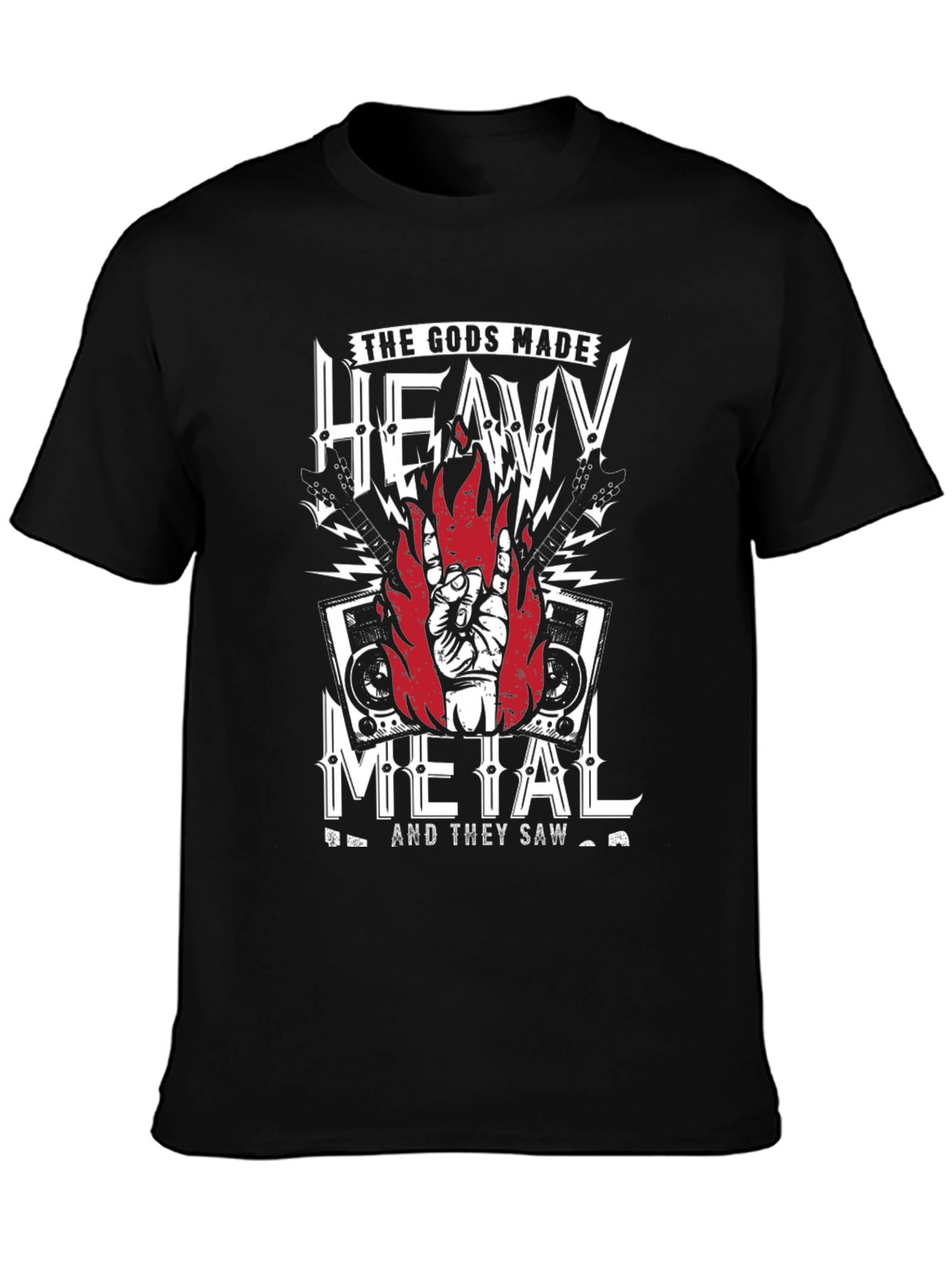 Heavy Metal Graphic Tee - Rock On!
