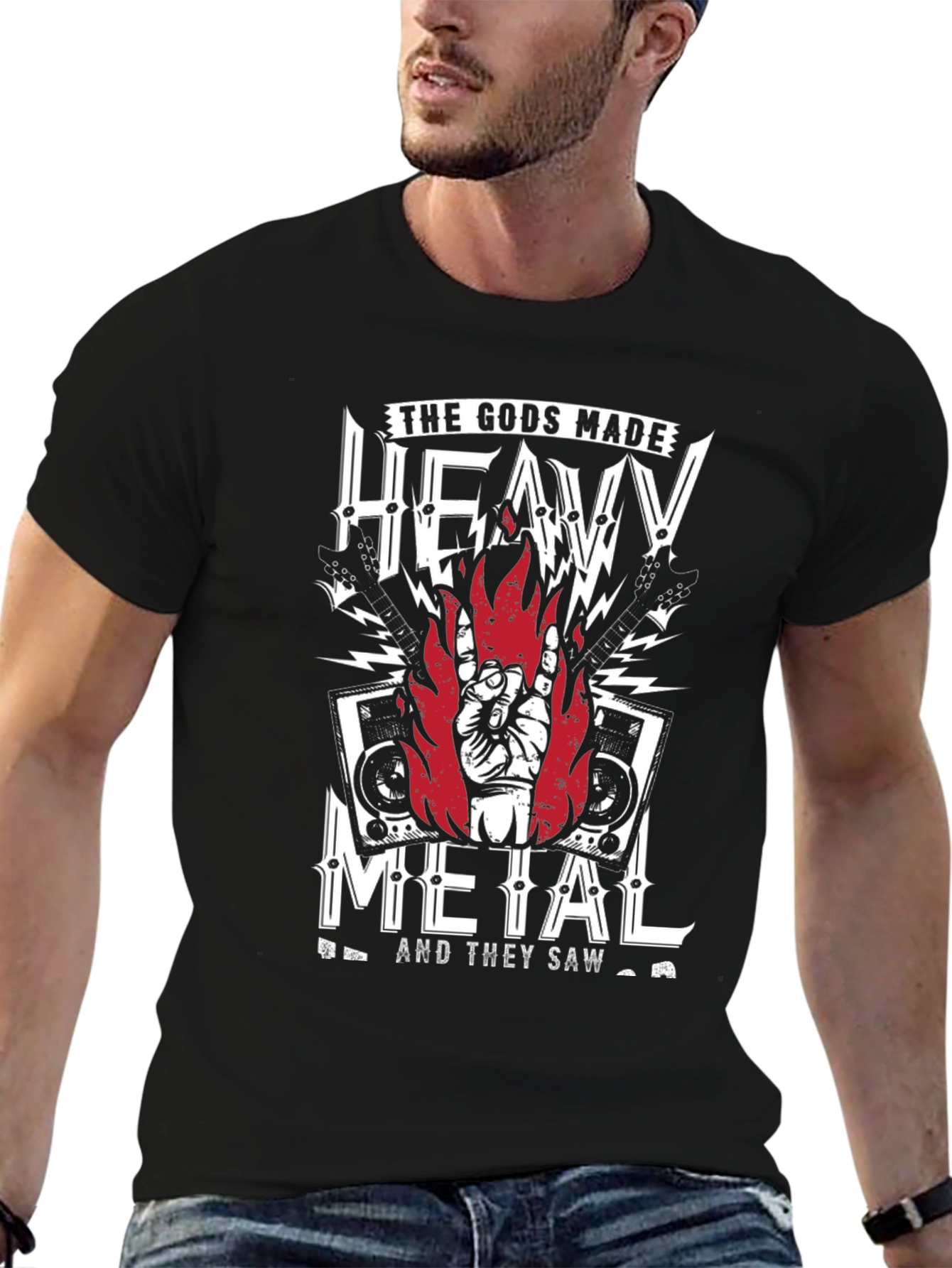Heavy Metal Graphic Tee - Rock On!