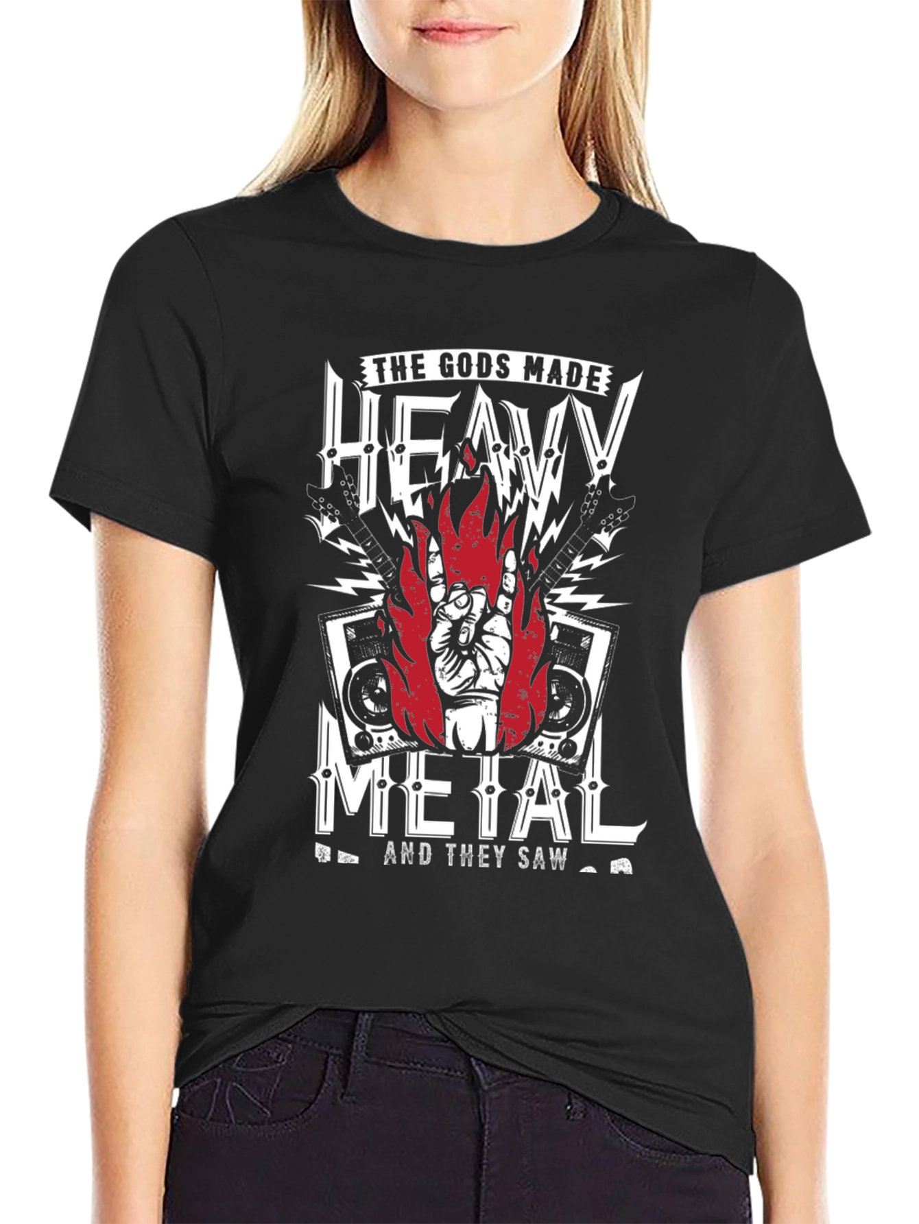 Heavy Metal Graphic Tee - Rock On!