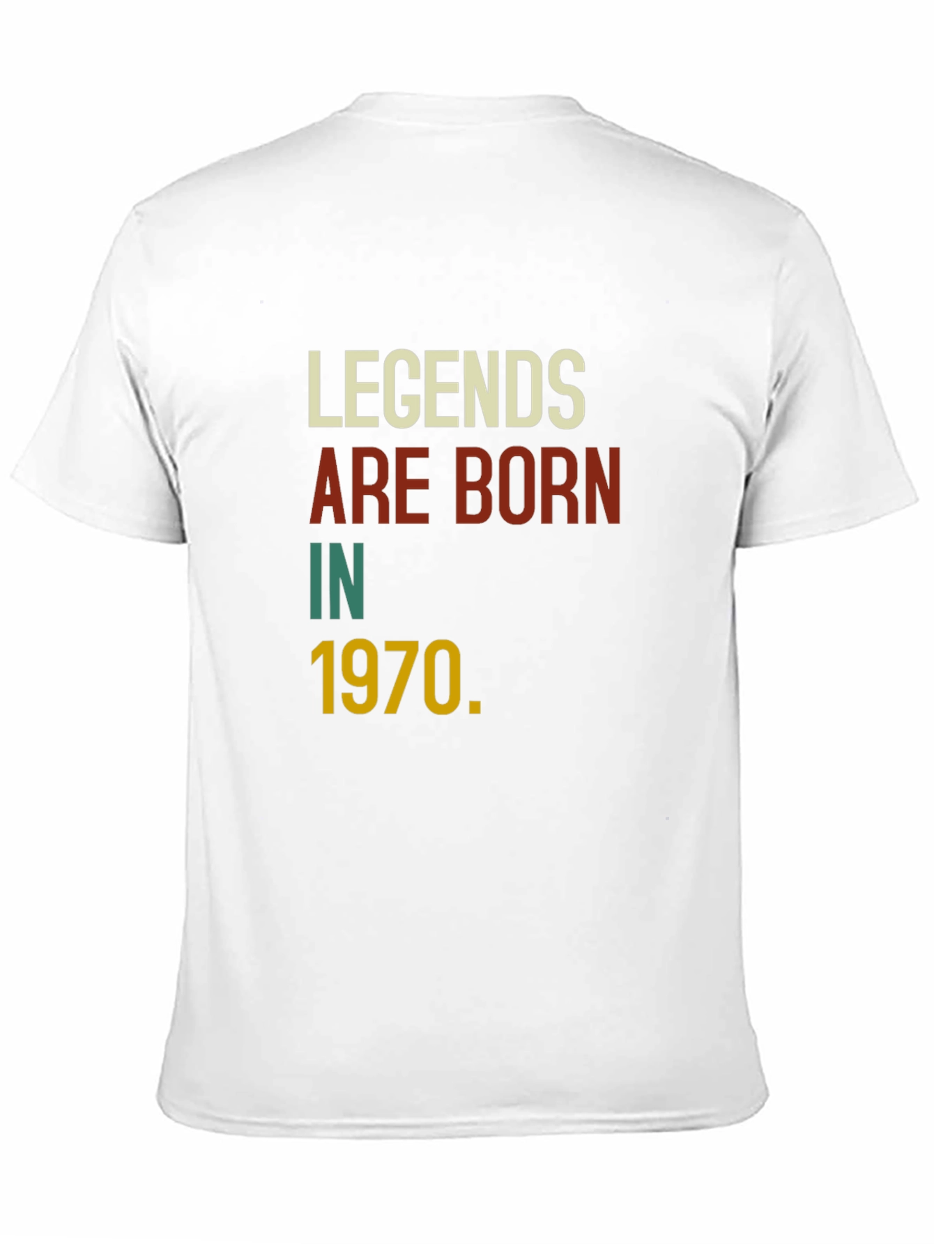 Legends Are Born in 1970 T-Shirt