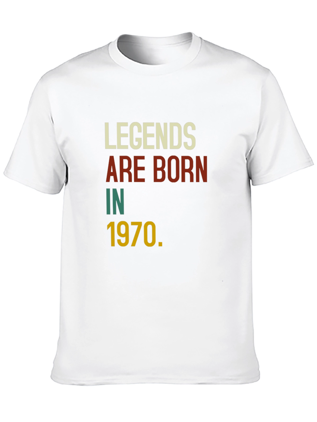 Legends Are Born in 1970 T-Shirt