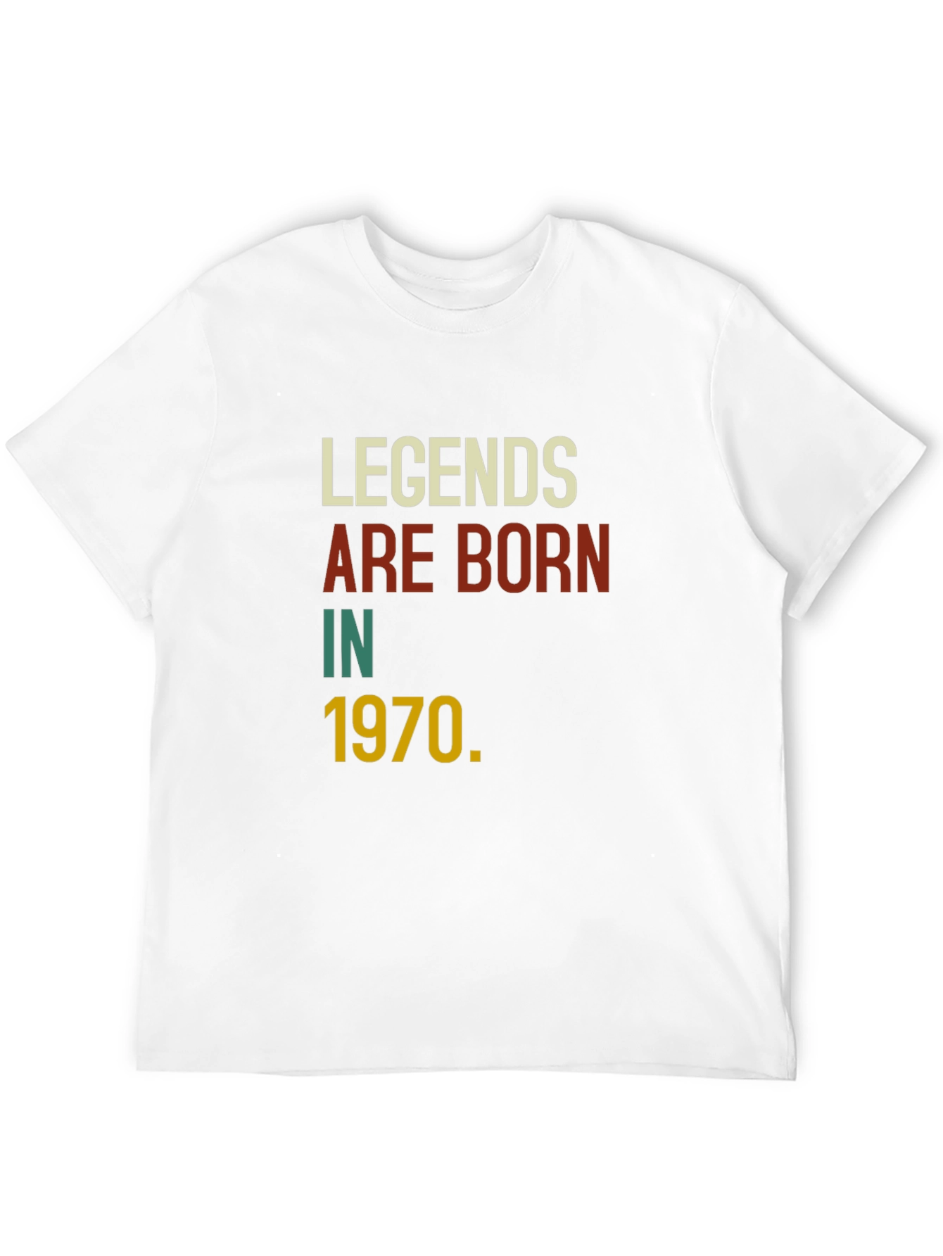 Legends Are Born in 1970 T-Shirt