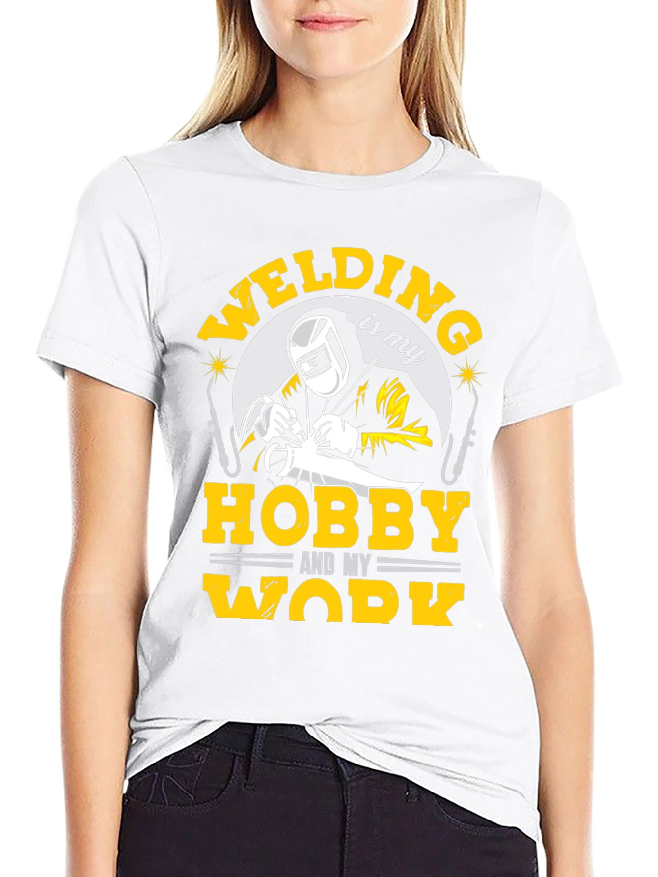 Welding Hobby T-Shirt Work Tee Welder Gift