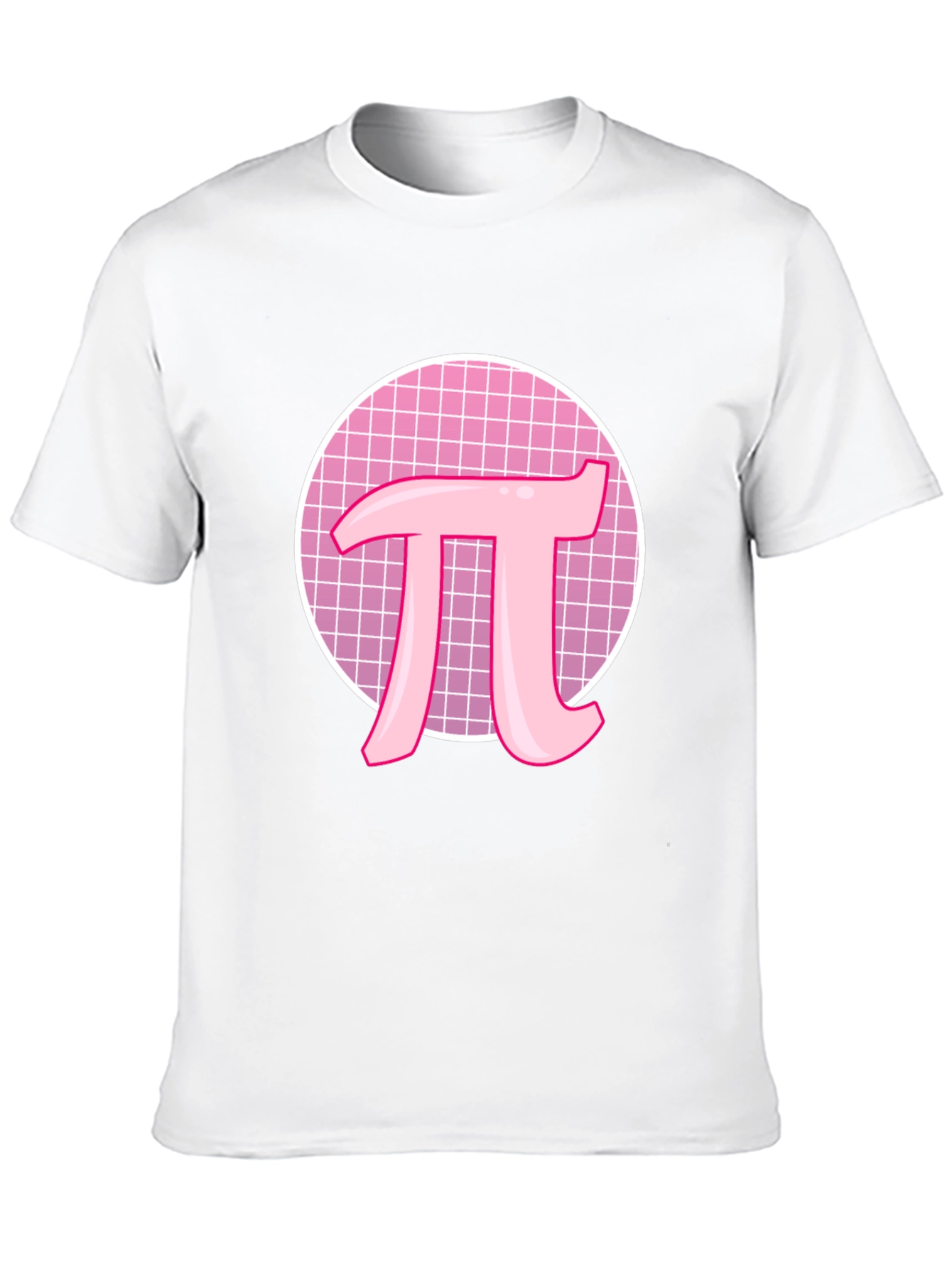 Pink Pi Symbol T-Shirt - Geeky Math Tee