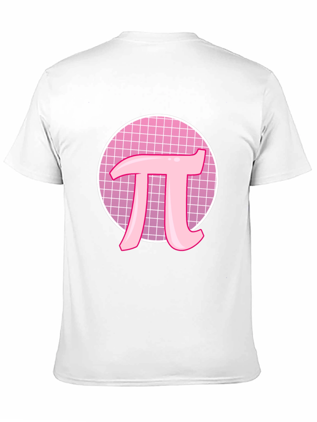 Pink Pi Symbol T-Shirt - Geeky Math Tee