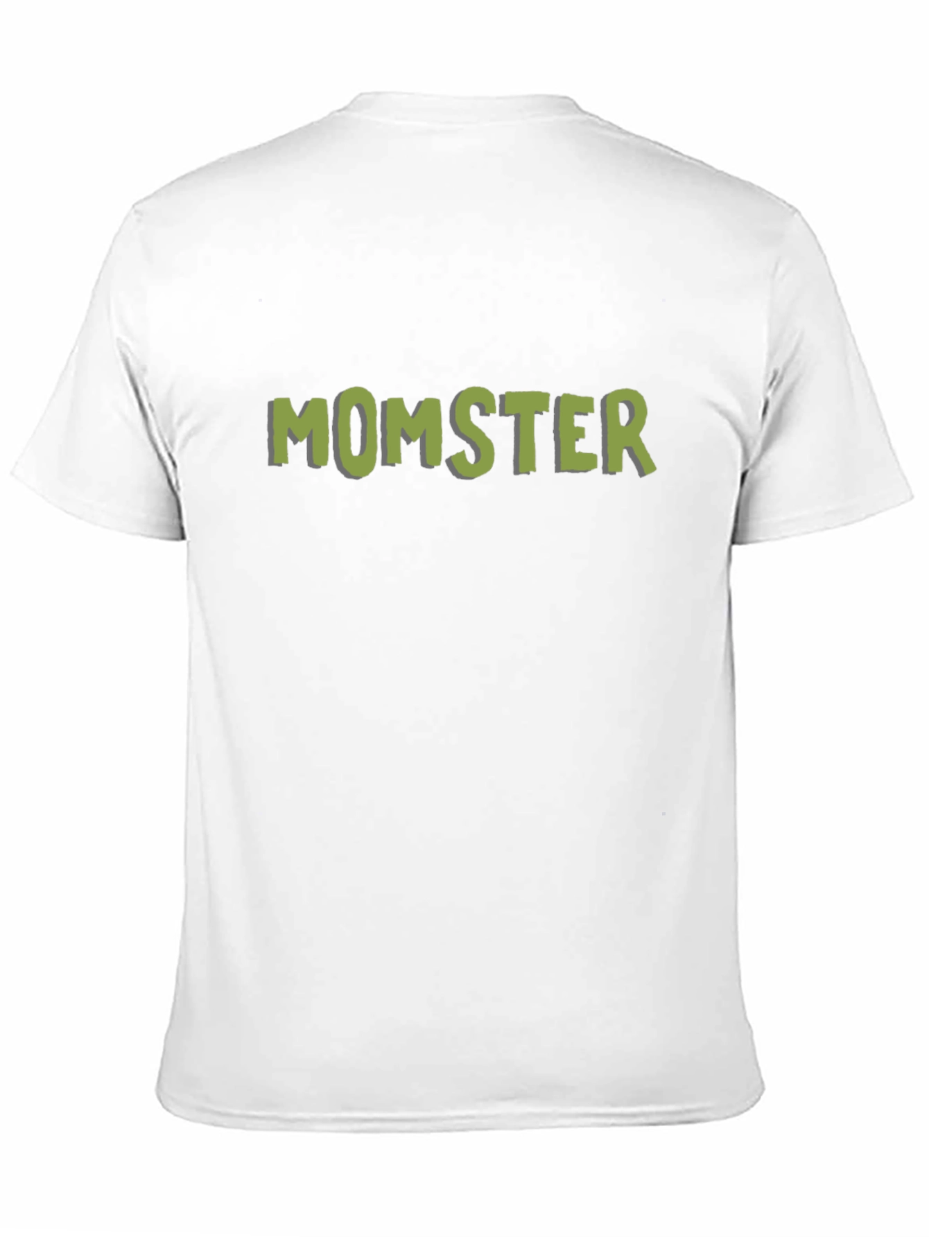 Momster Graphic Print T-Shirt - Black Casual Tee