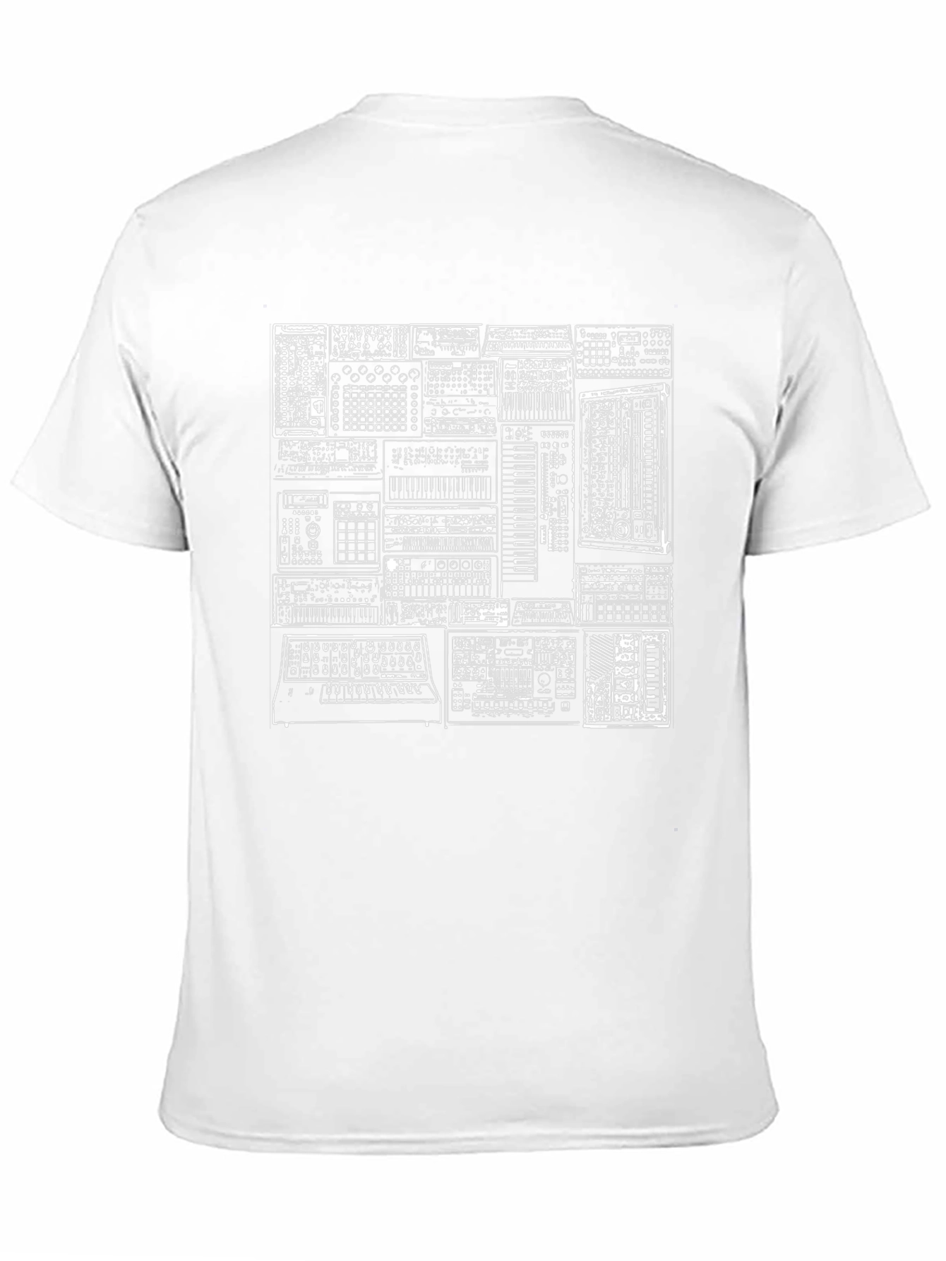 Synth Schematic T-Shirt - Musicians Tee