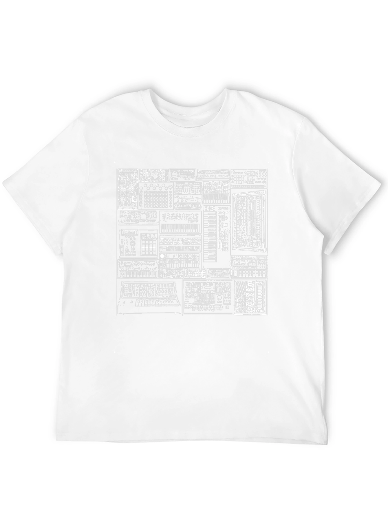 Synth Schematic T-Shirt - Musicians Tee