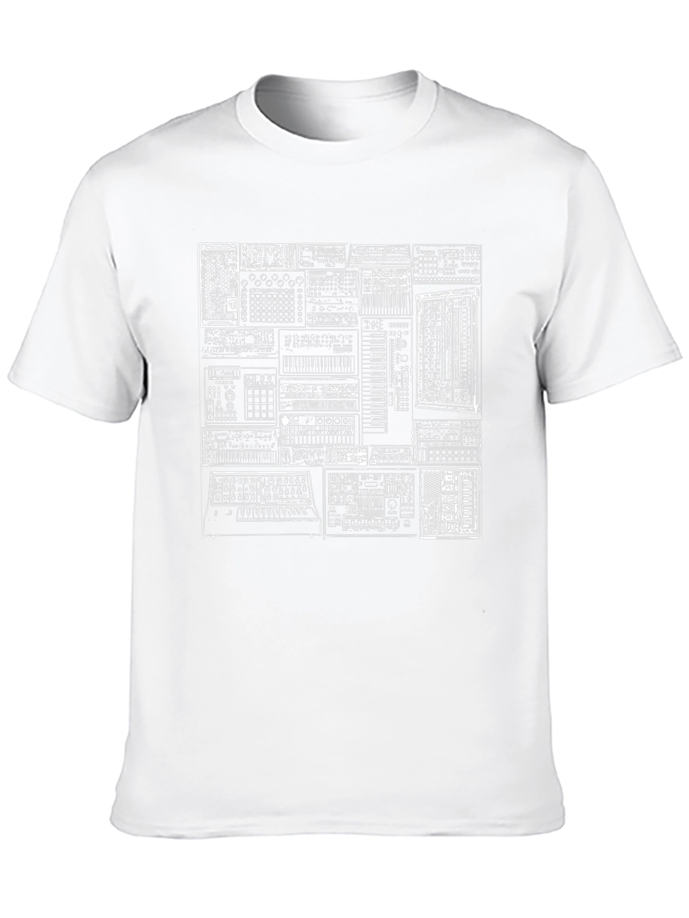 Synth Schematic T-Shirt - Musicians Tee